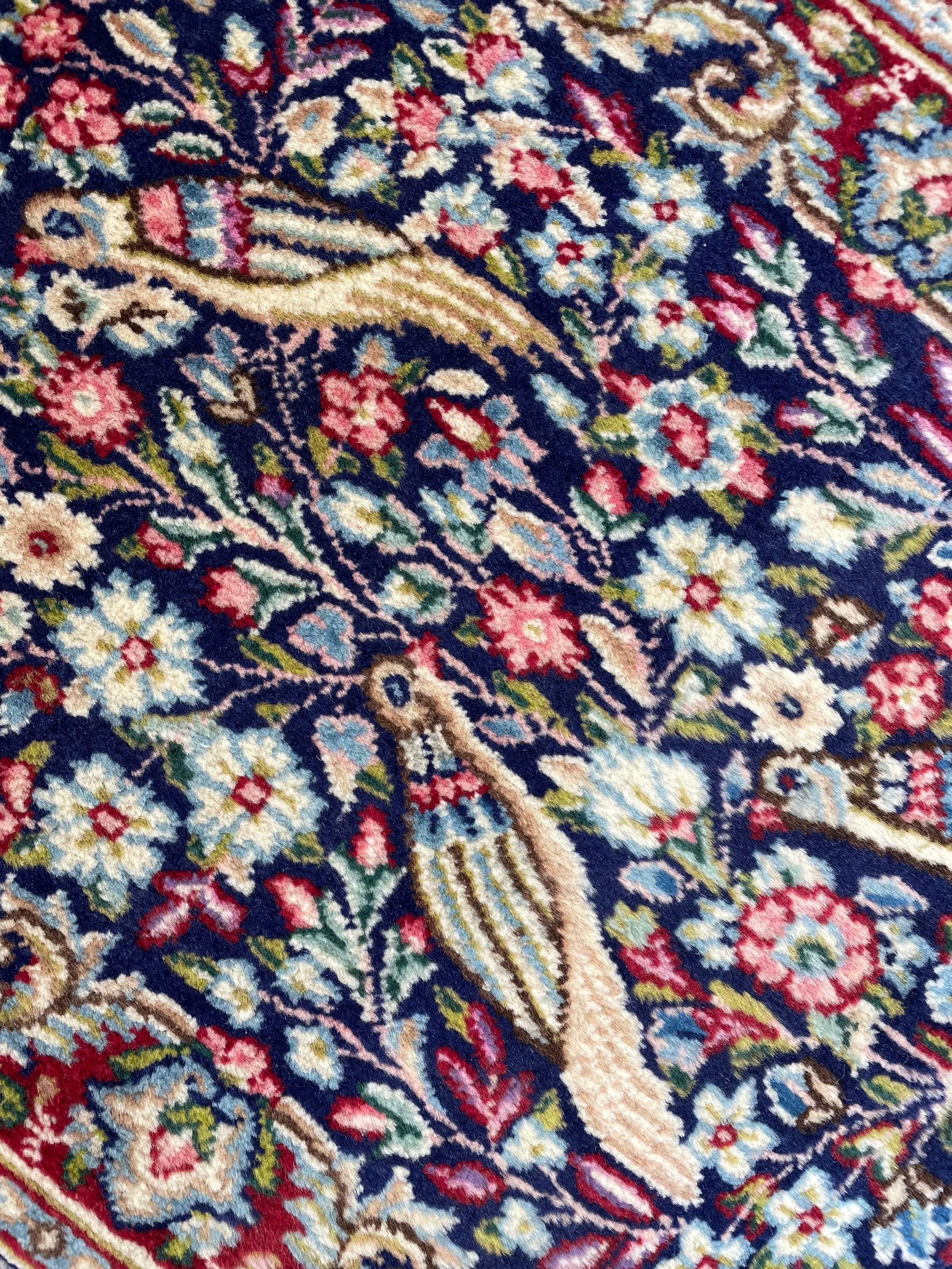 Wool Kerman Rug (1'9" x 2'6")