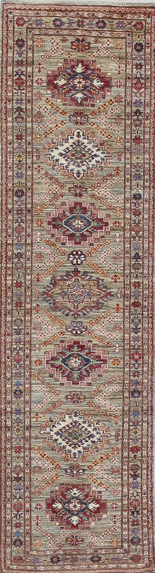 Super Kazak Rug Runner (2'8" x 9'0")