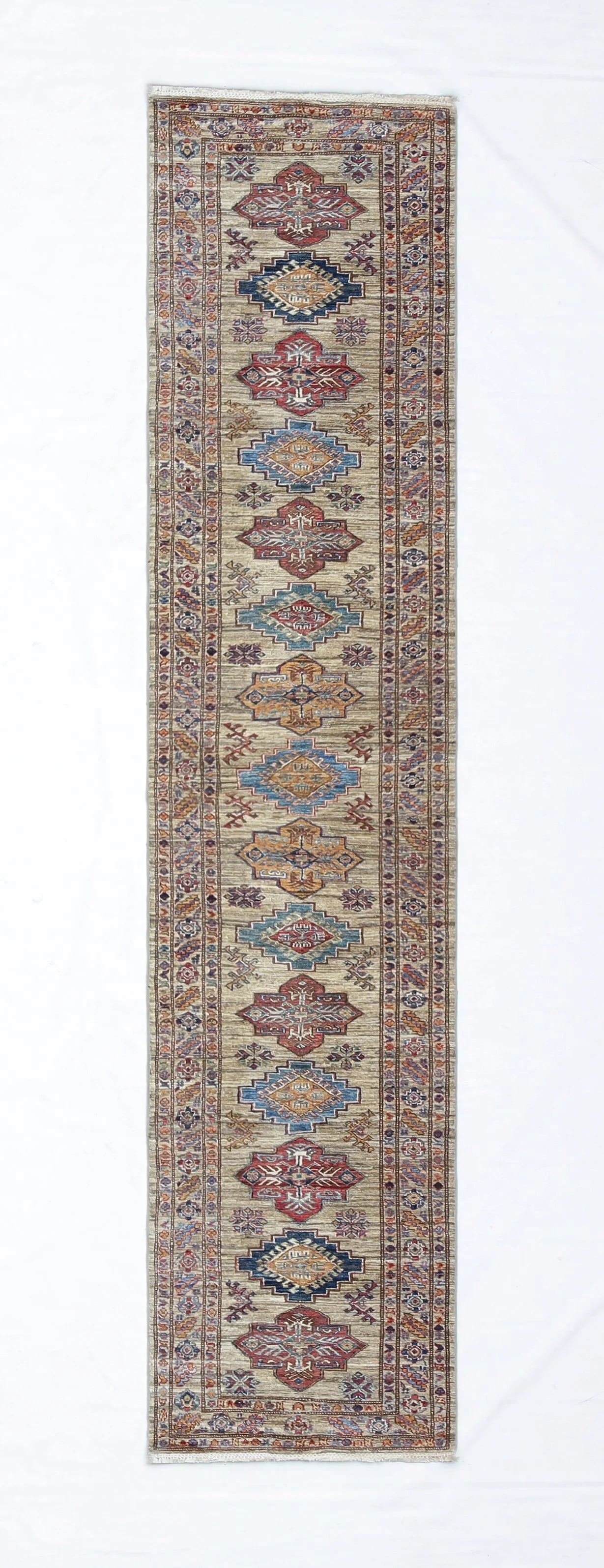 Super Kazak Rug Runner (2'7" x 13'6")