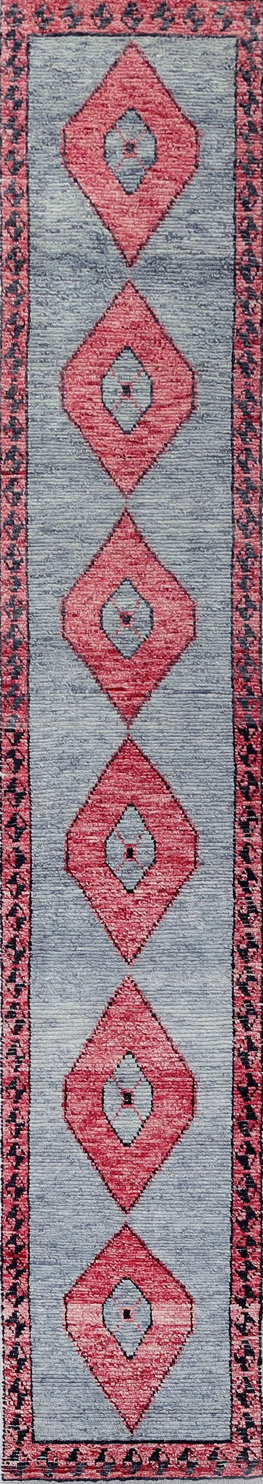 Moroccan-Style Rug Runner (2'6" x 14'10")