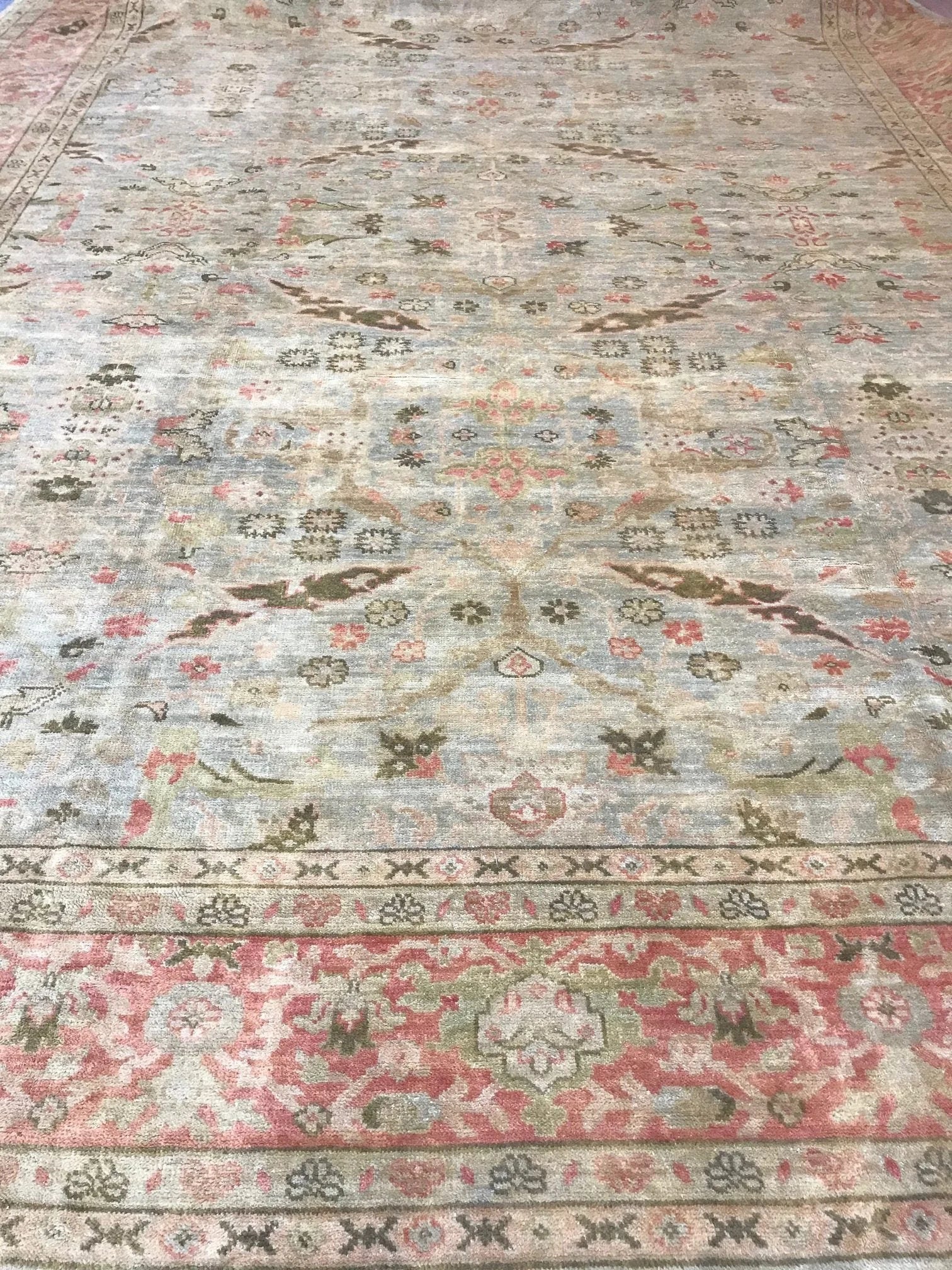 Oushak Wool Rug (12'0" x 15'9")