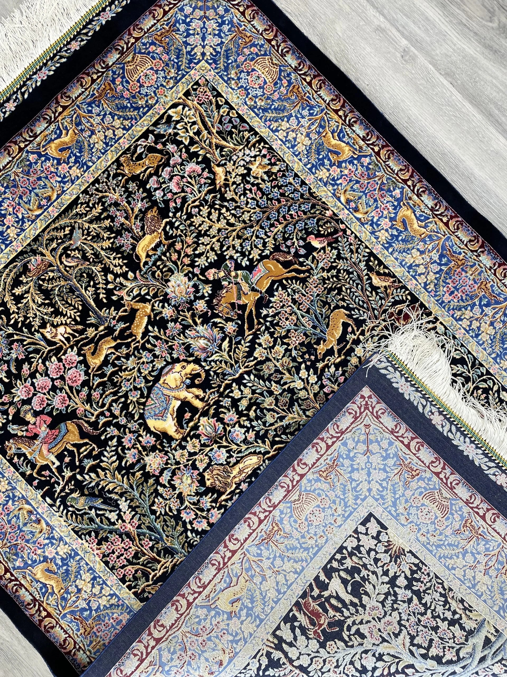 Art. Silk Rug (2'7" x 3'9")