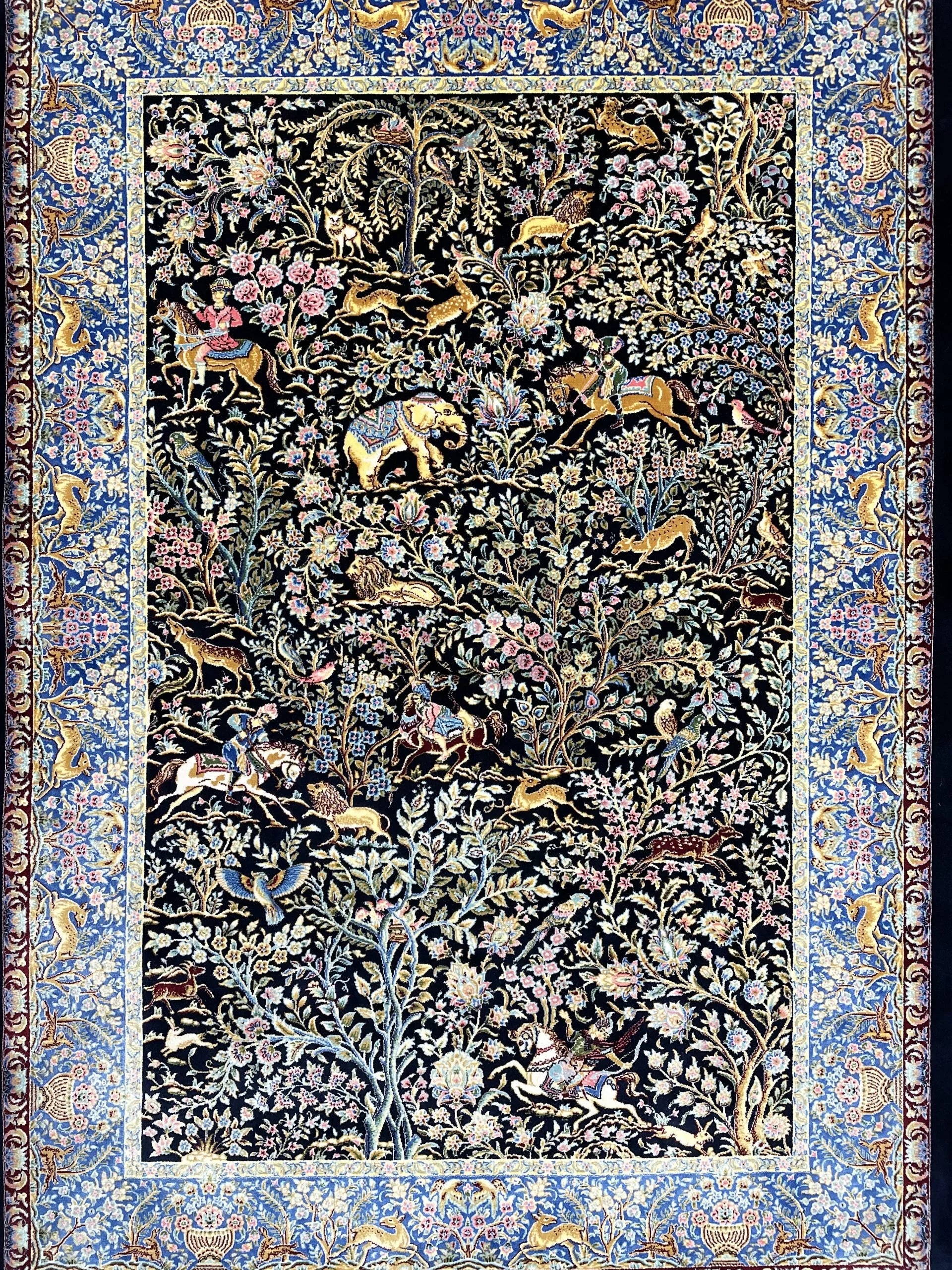Art. Silk Rug (2'7" x 3'9")