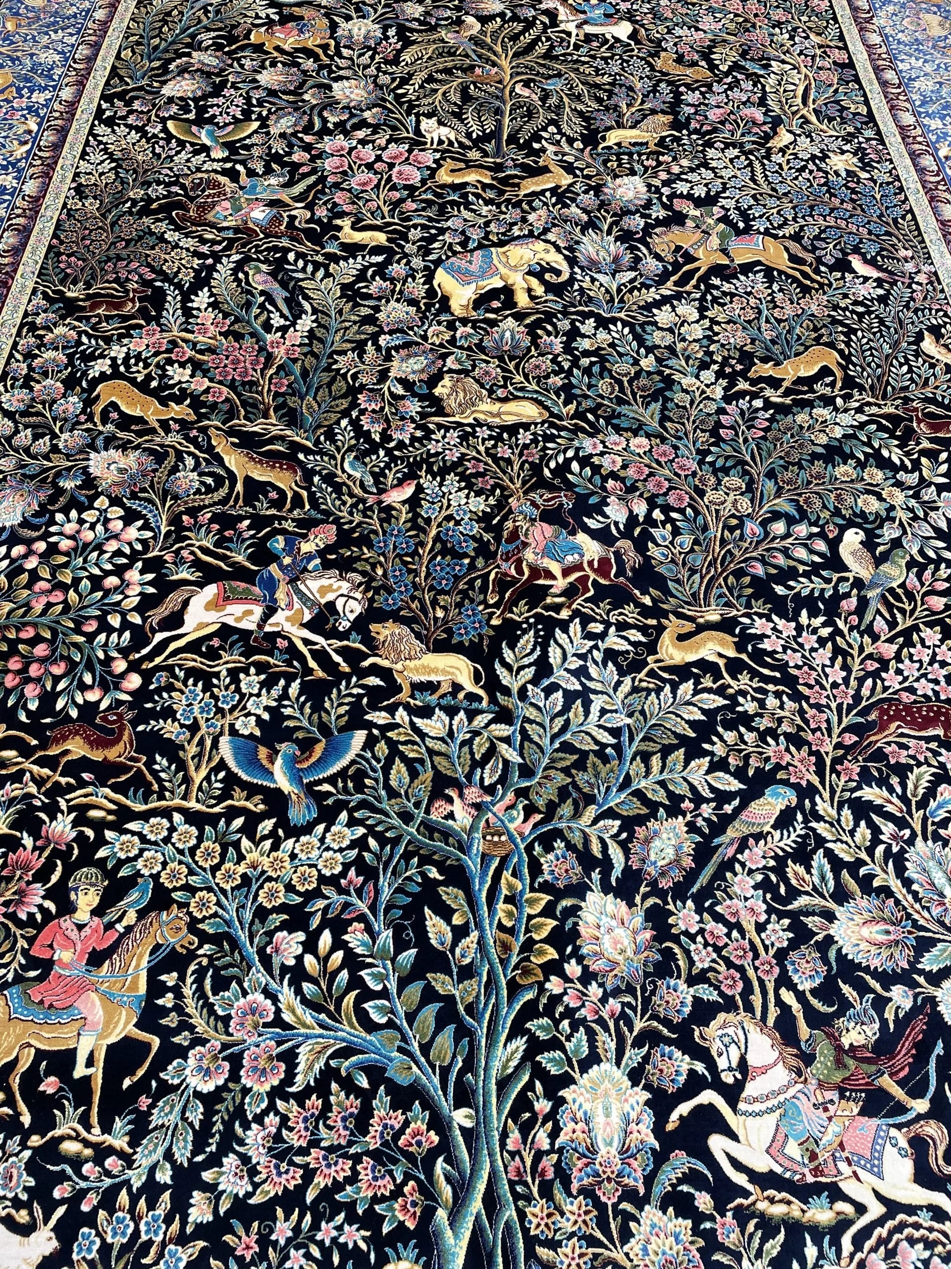 Art. Silk Rug (6'6" x 9'8")