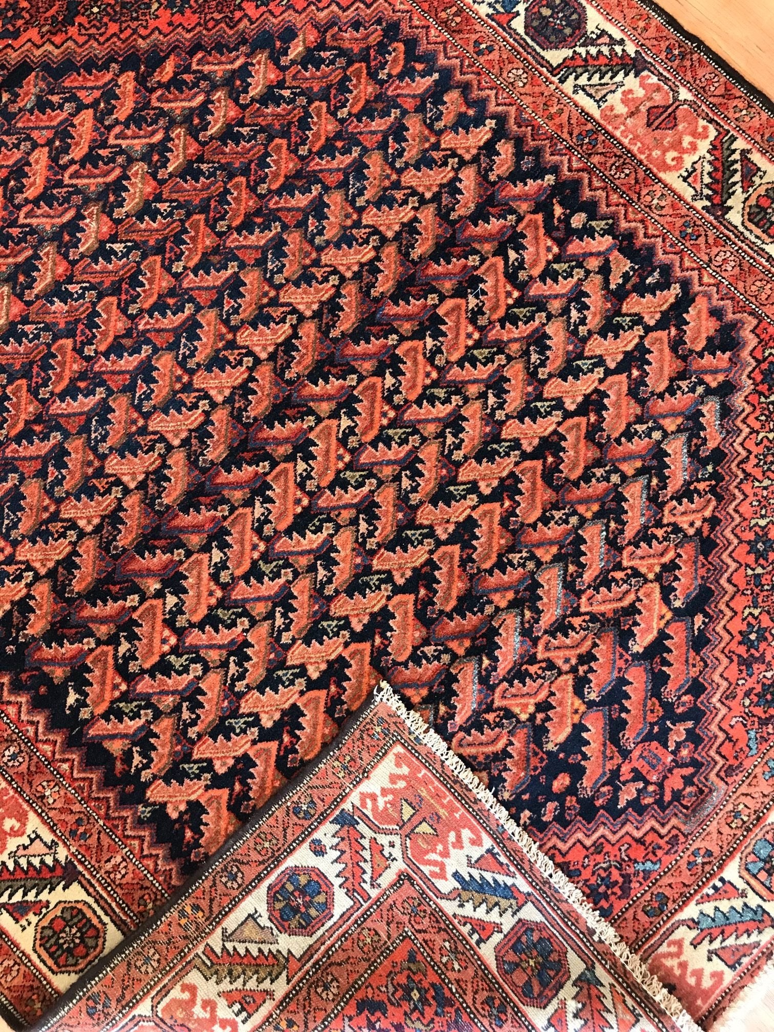 Malayer Antique Rug (4'10" x 5'10")