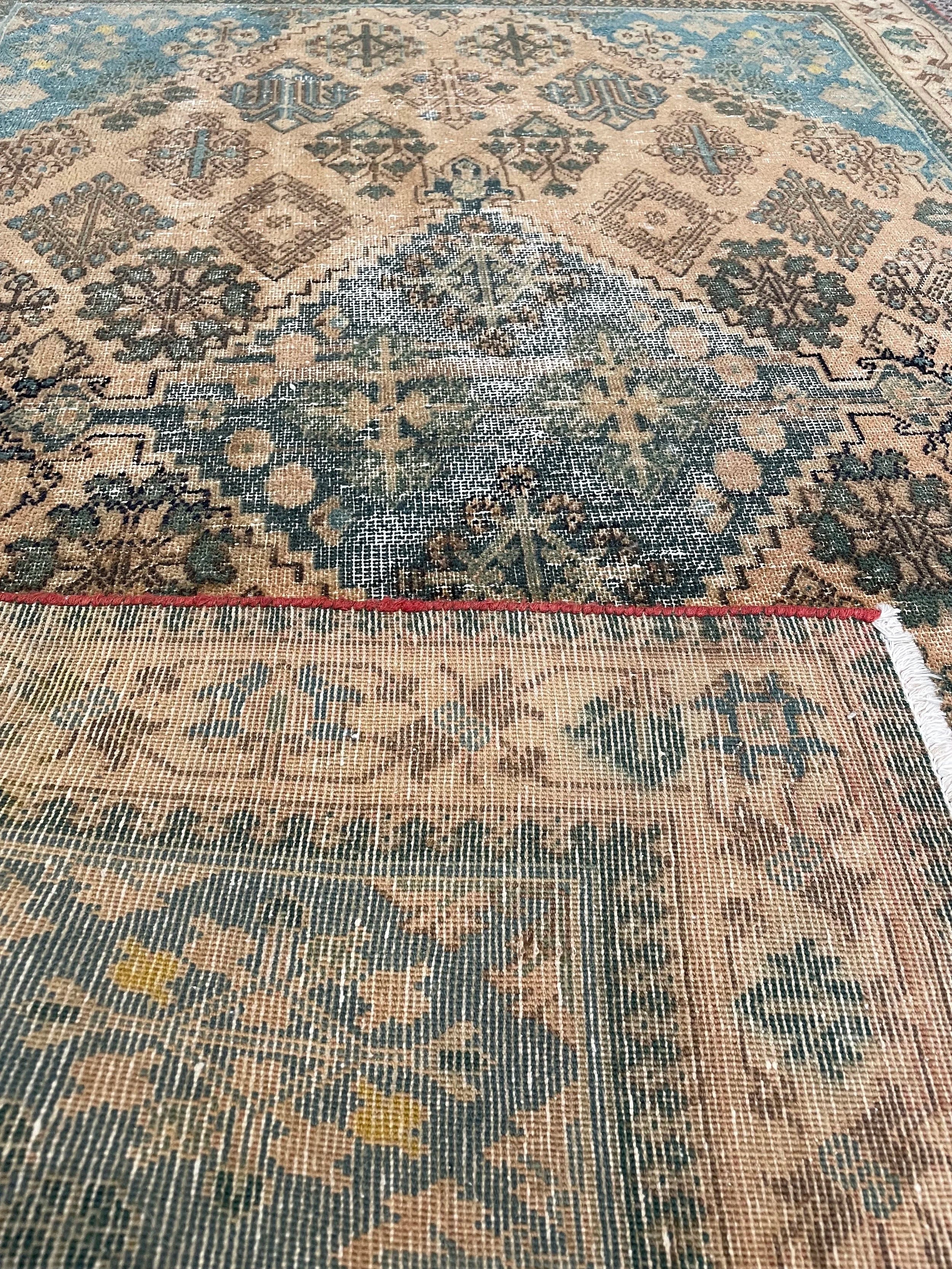 Meymeh Vintage Wool Rug (3'5" x 5'1")