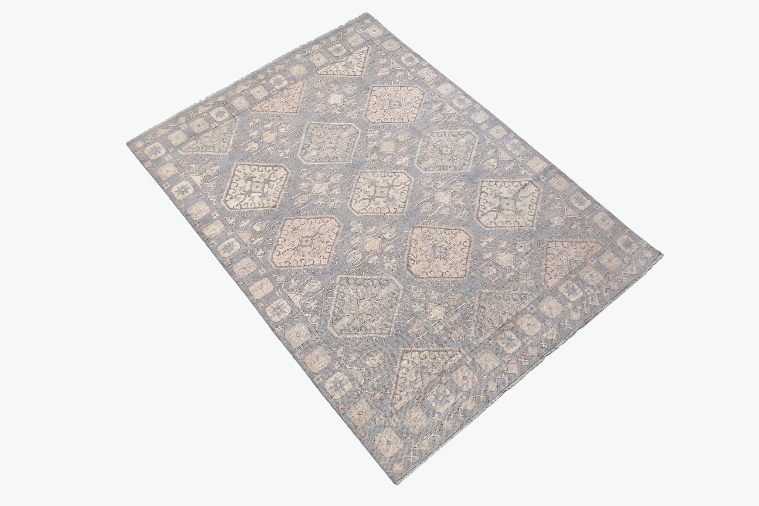 Oushak Wool Rug (8'11" x 12'4")