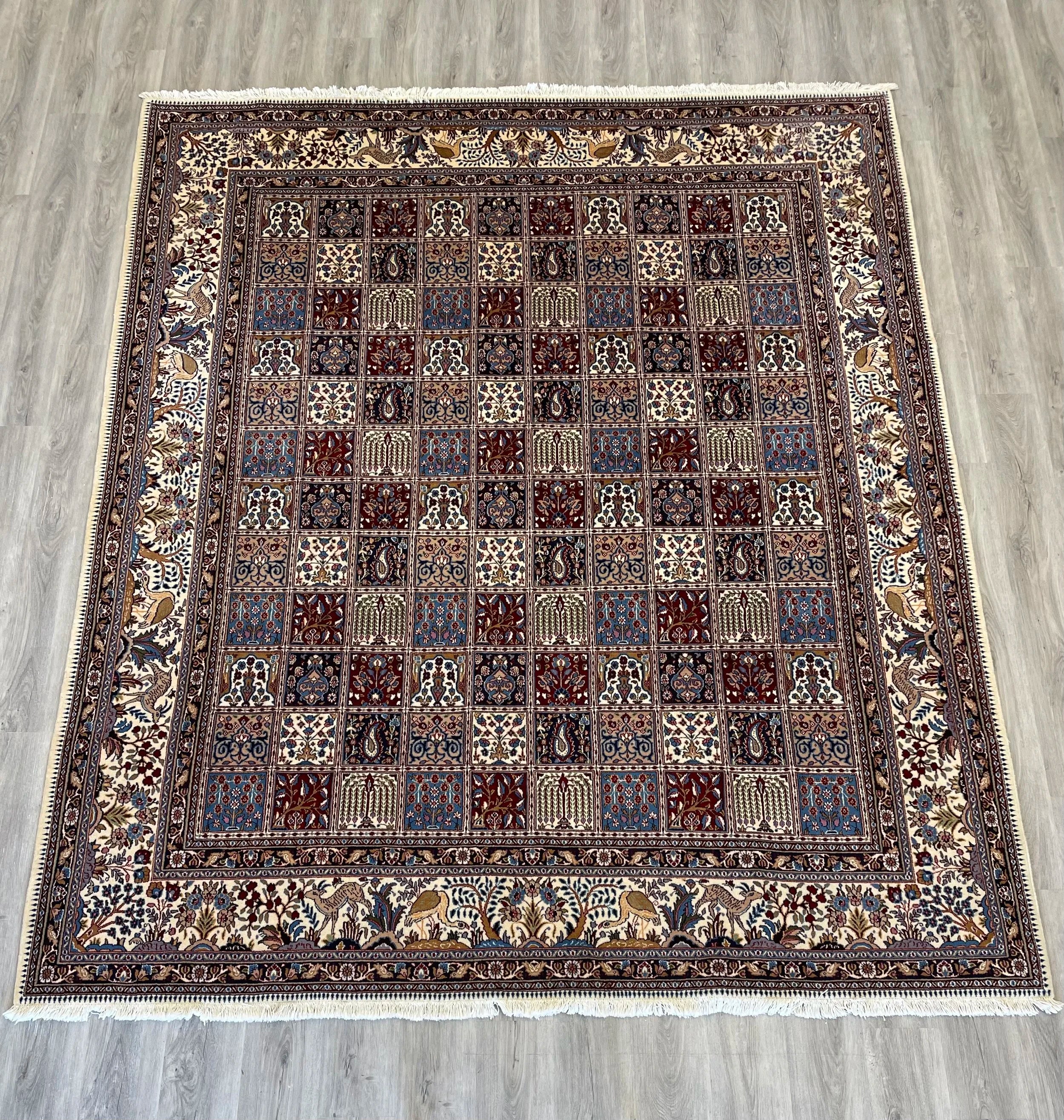 Moud Mashad Wool Rug (8'0" x 9'6")