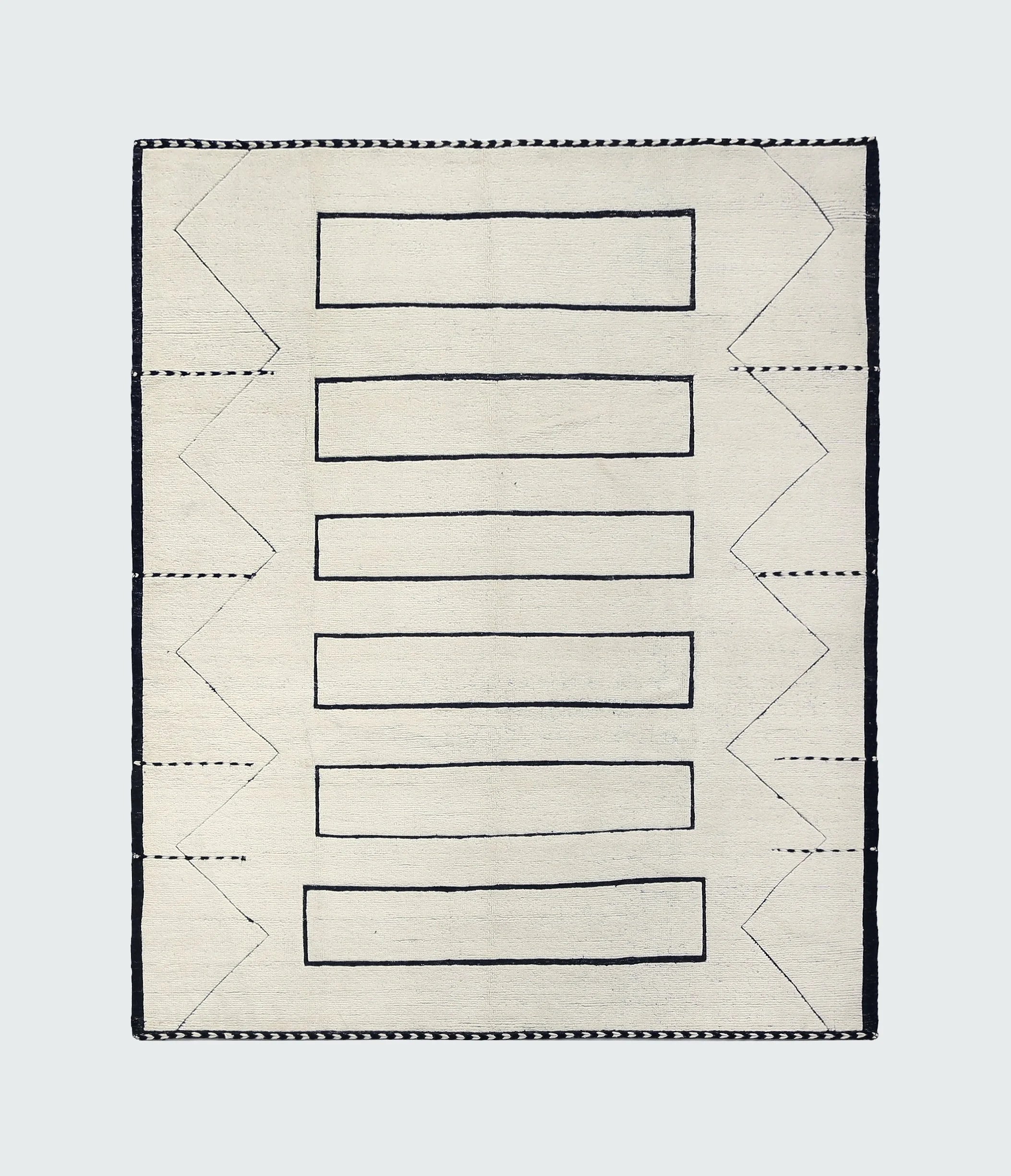 Moroccan-Style Contemporary Wool Rug (8'3" x 9'11")