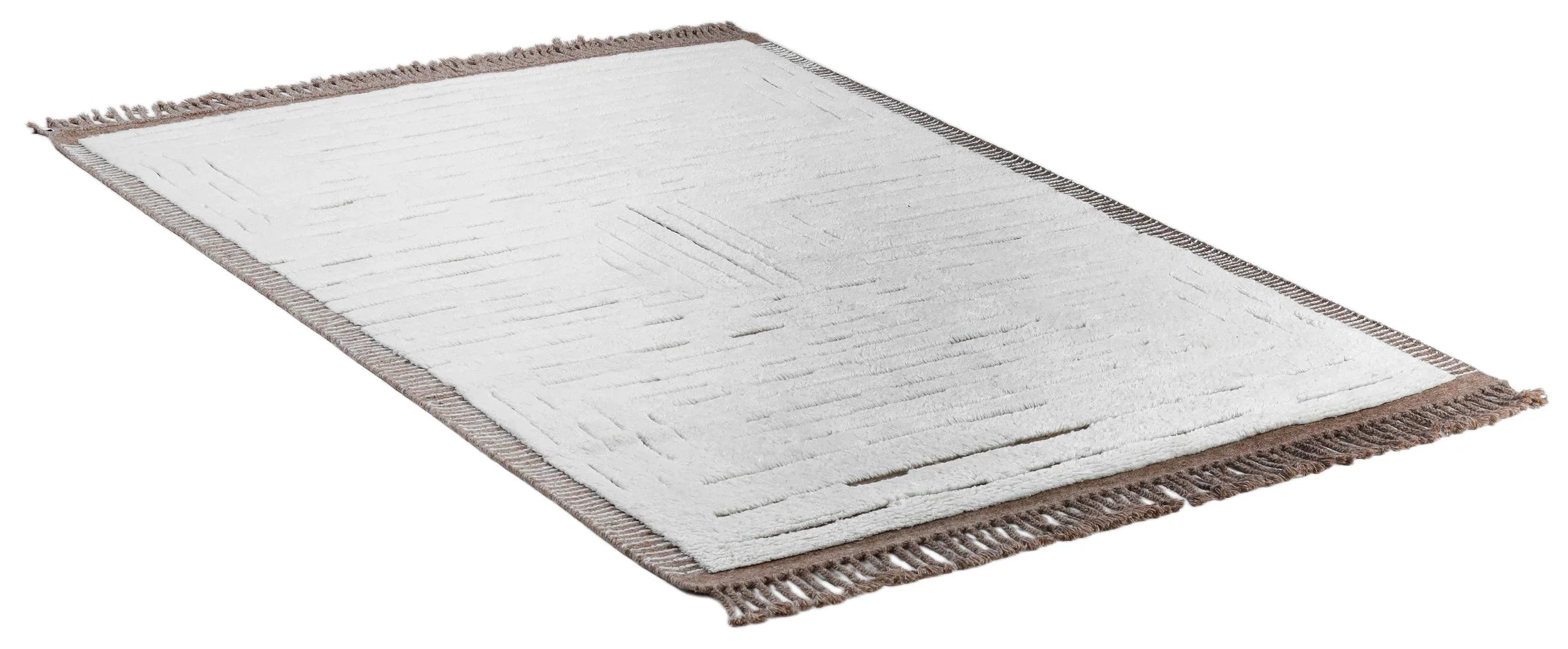 Moroccan-Style Neutral Wool Rug (Made-to-Order)