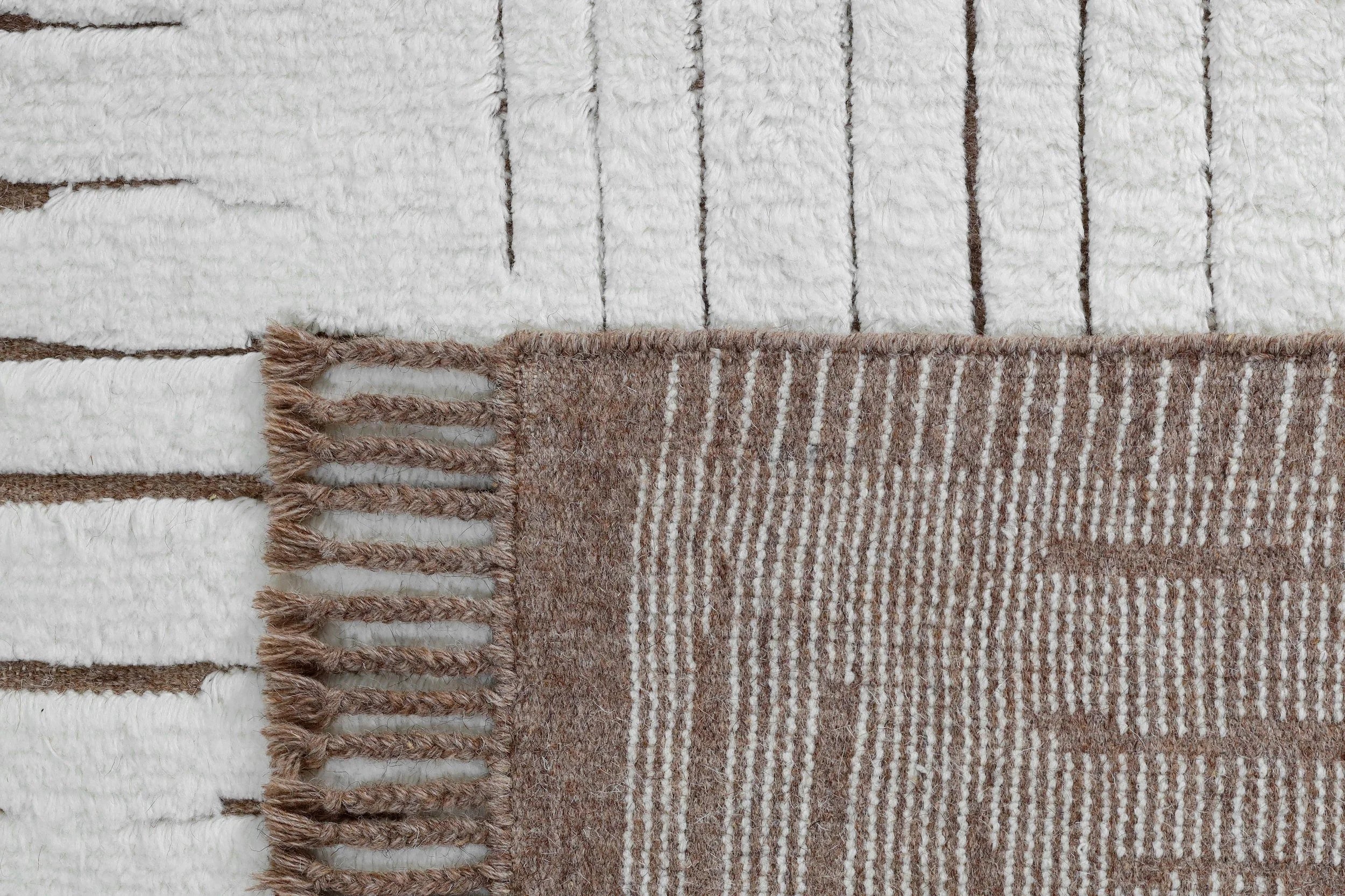 Moroccan-Style Neutral Wool Rug (Made-to-Order)