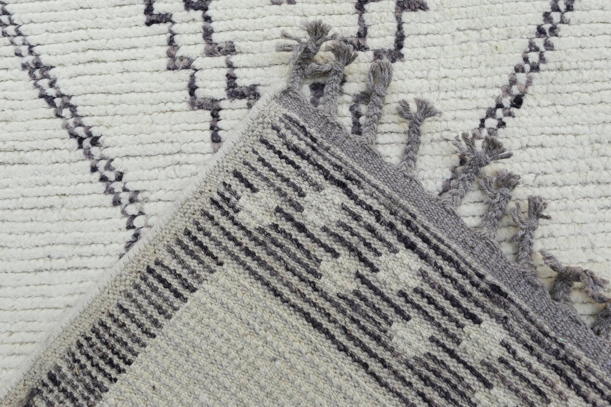 Moroccan-Style Wool Runner Rug (2'7" x 12'5")