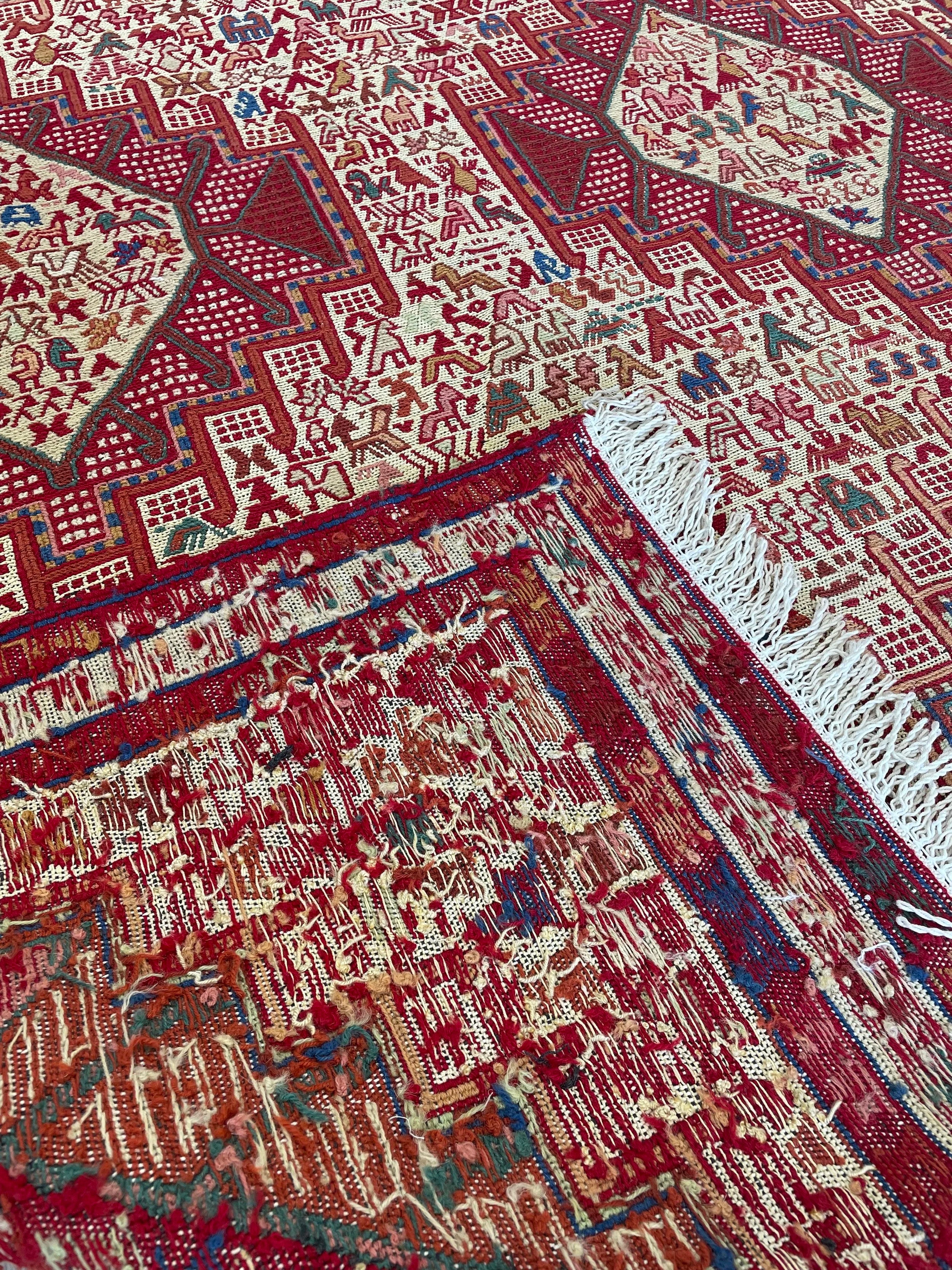 Ardebil Kilim Rug (4'3" x 6'2")
