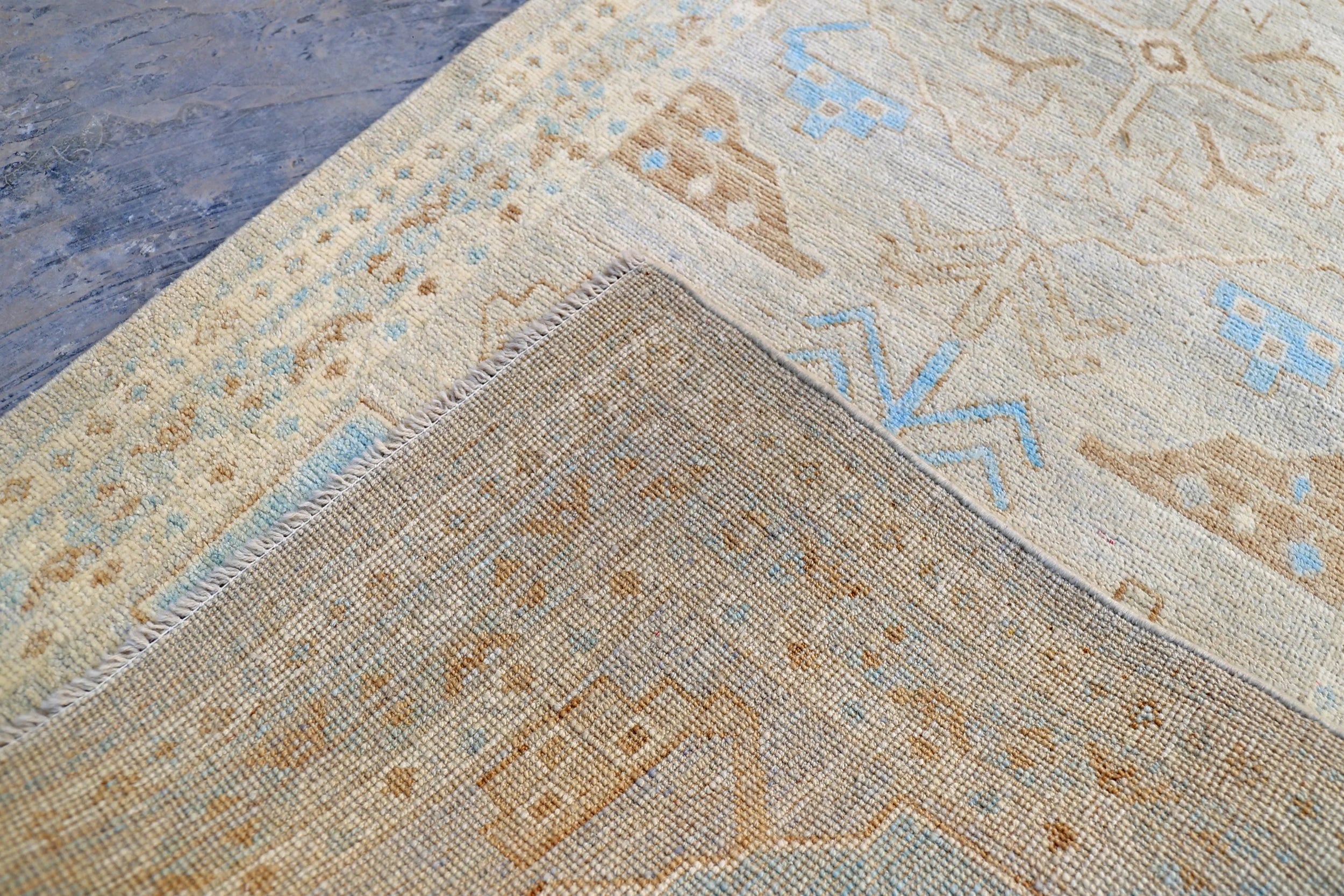 Oushak Wool Rug Runner (3'1" x 8'3")