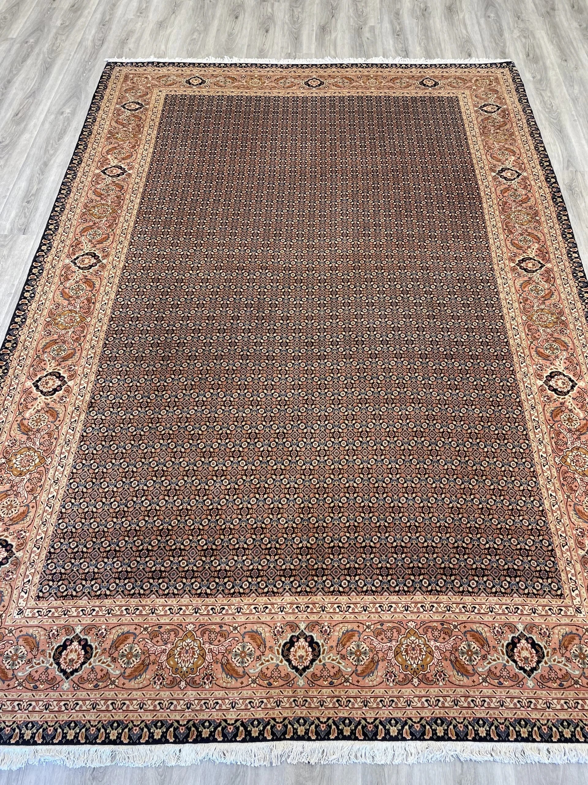 Tabriz Wool & Silk Rug (6'11" x 9'11")