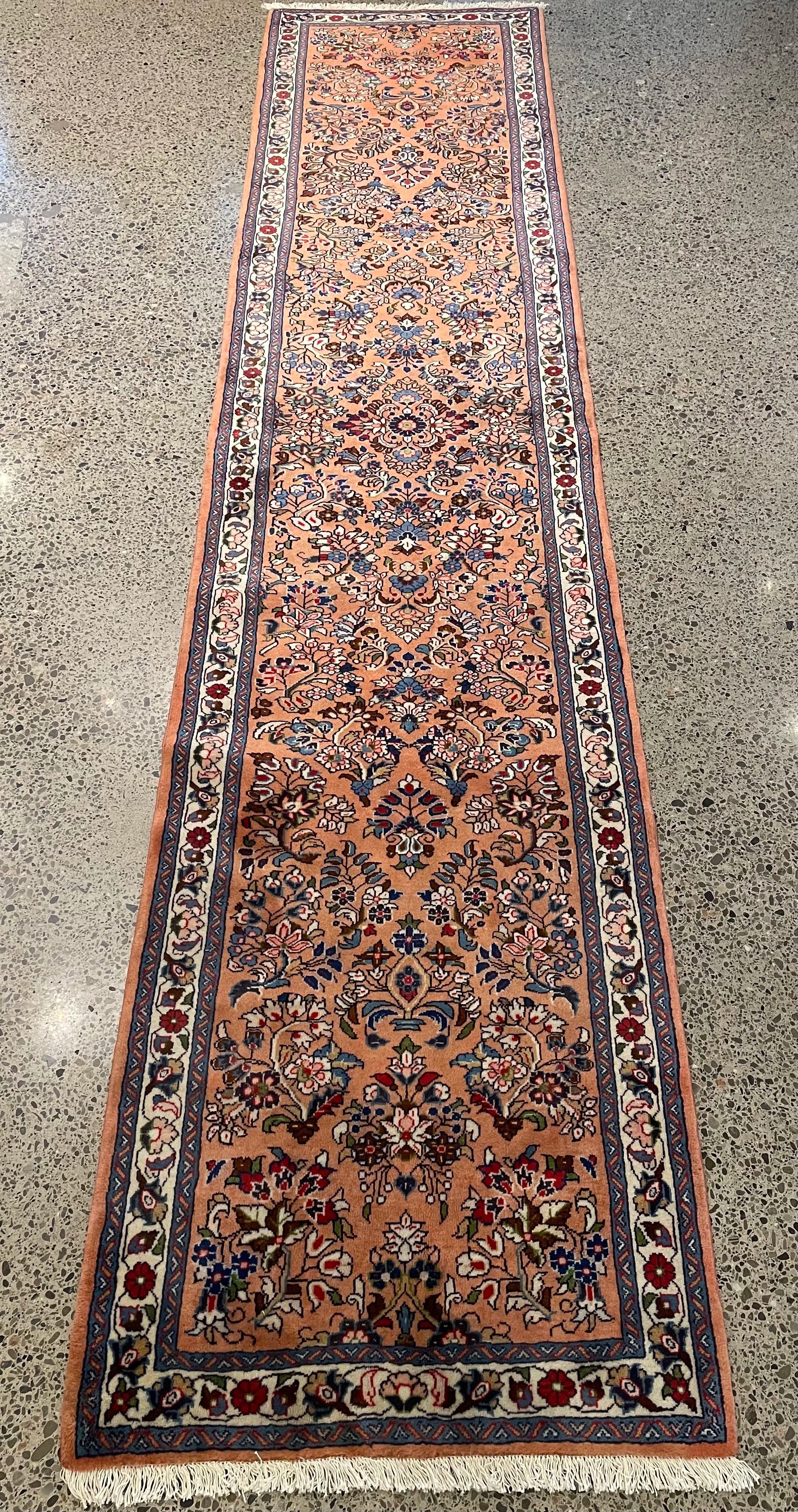 Sarough Wool Runner Rug (2'10" x 13'1")