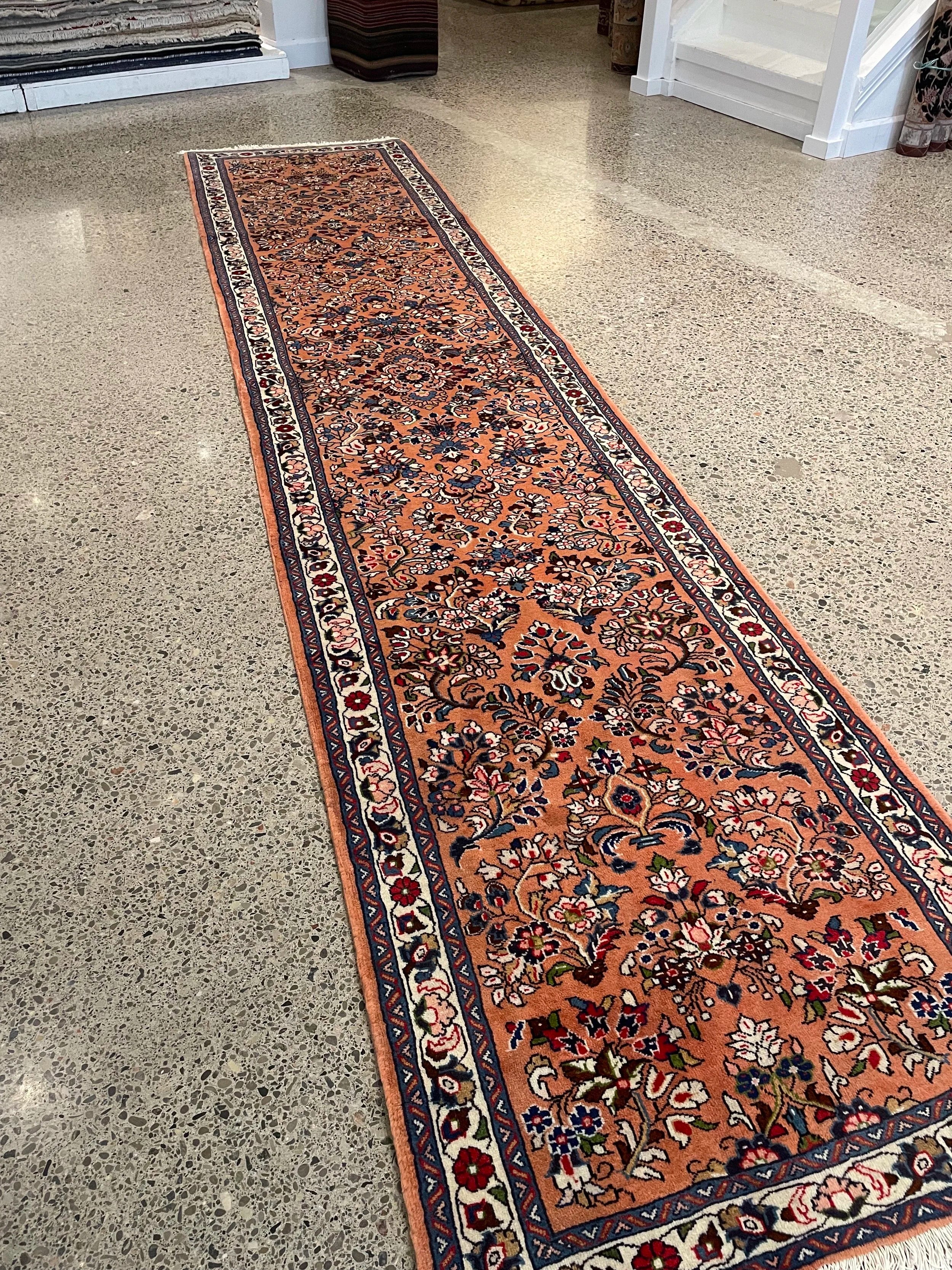 Sarough Wool Runner Rug (2'10" x 13'1")