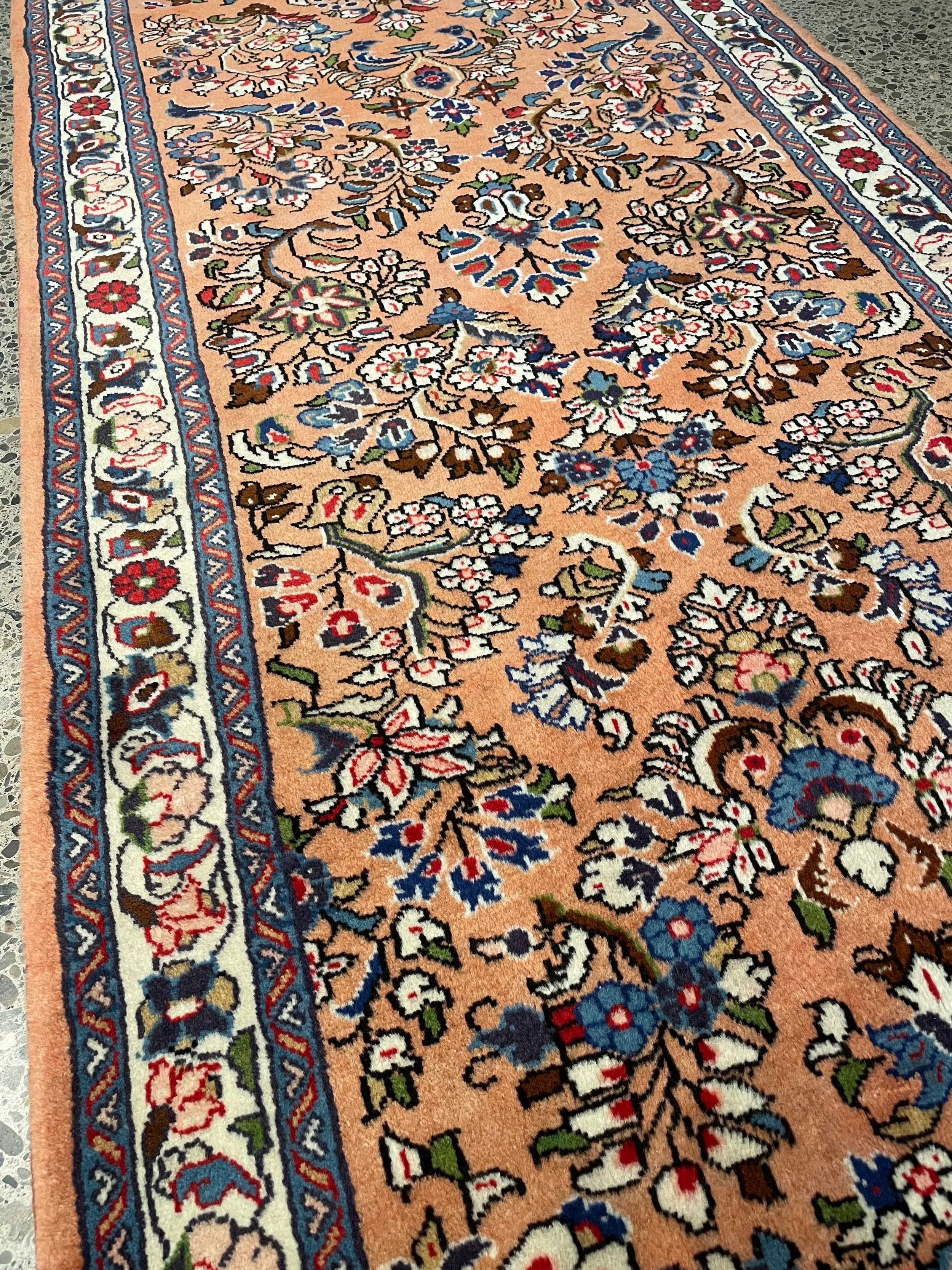 Sarough Wool Runner Rug (2'10" x 13'1")