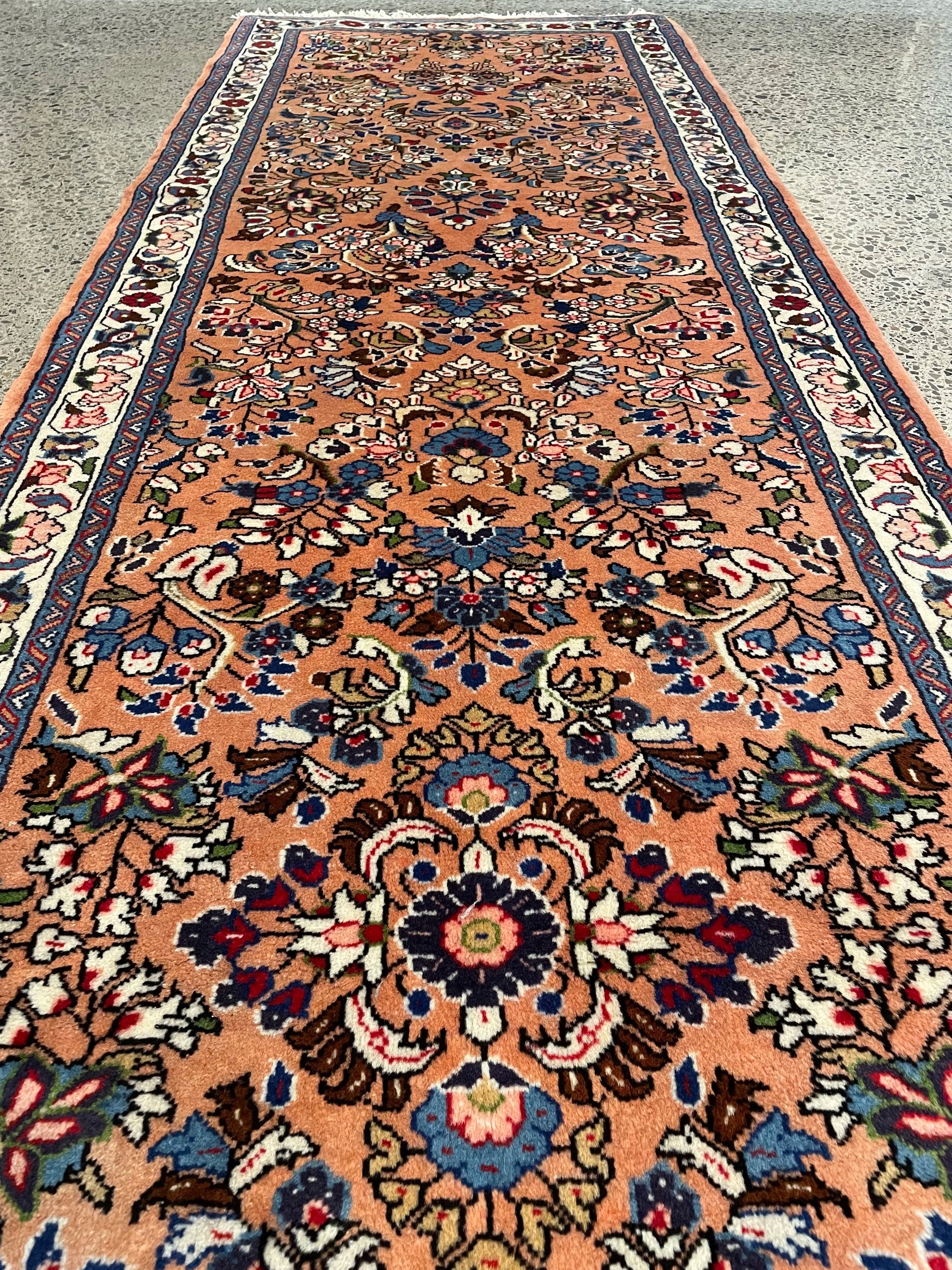 Sarough Wool Runner Rug (2'10" x 13'1")