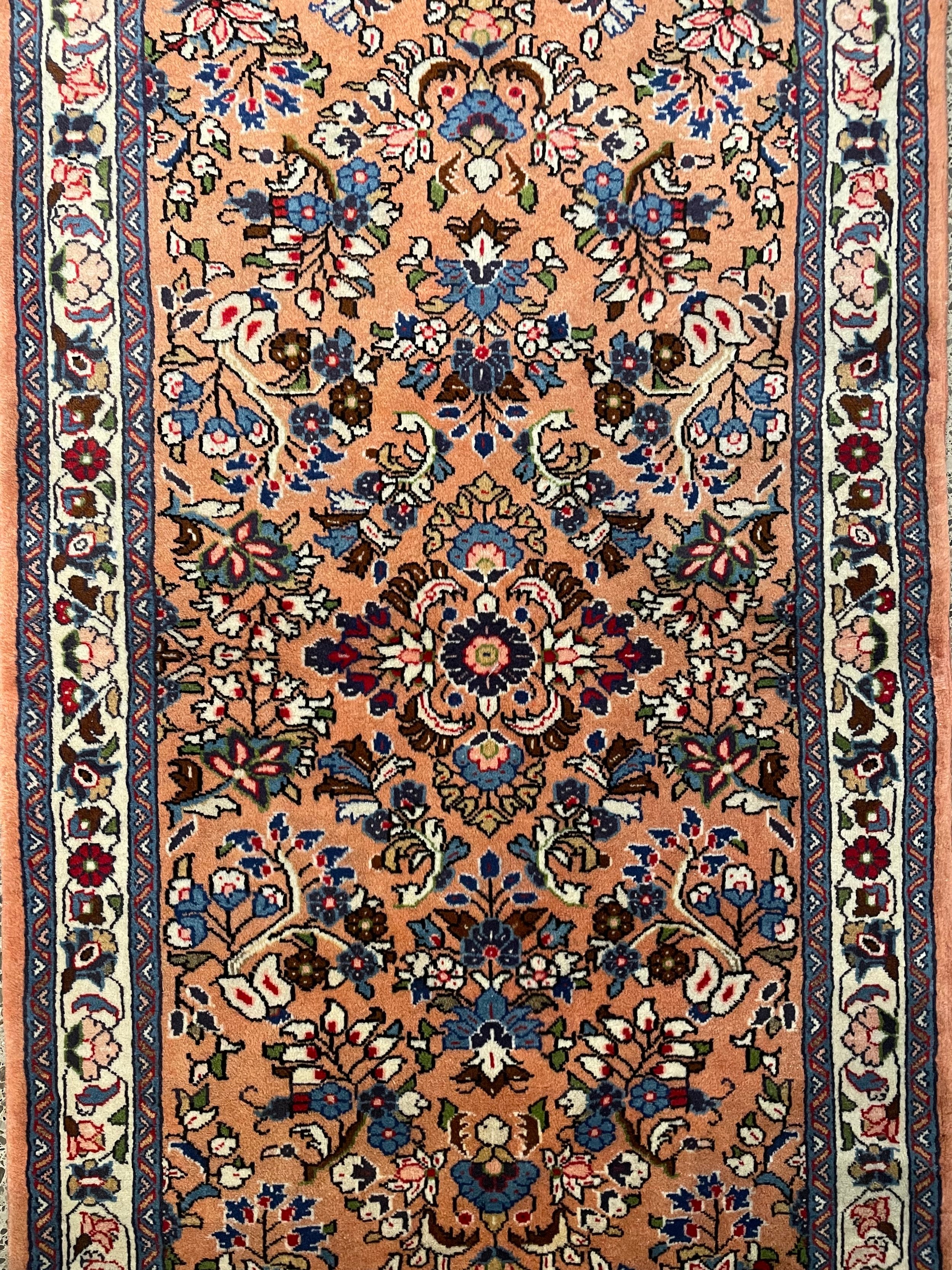 Sarough Wool Runner Rug (2'10" x 13'1")