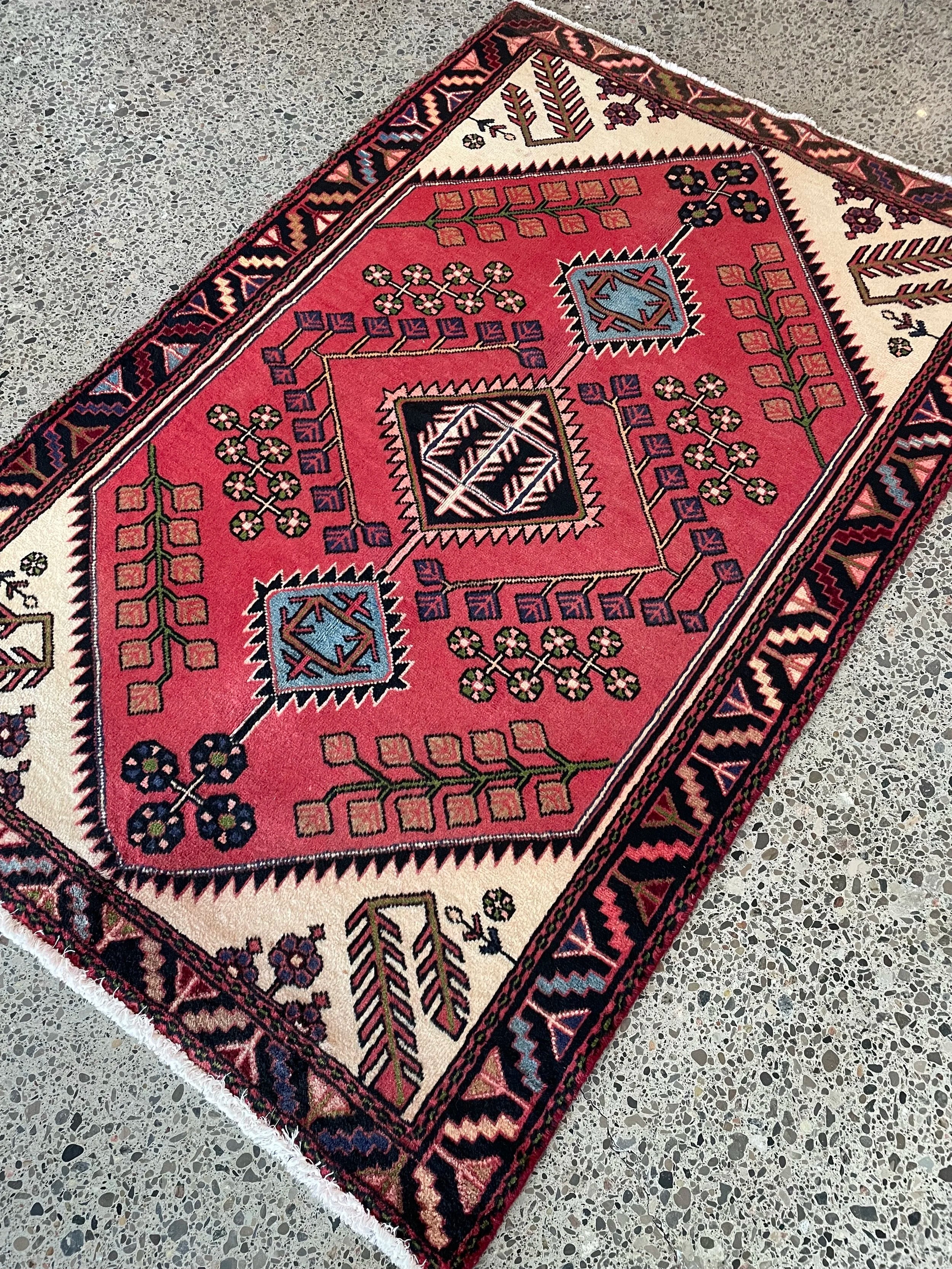 Saveh Wool Rug (3'7" x 5'5")