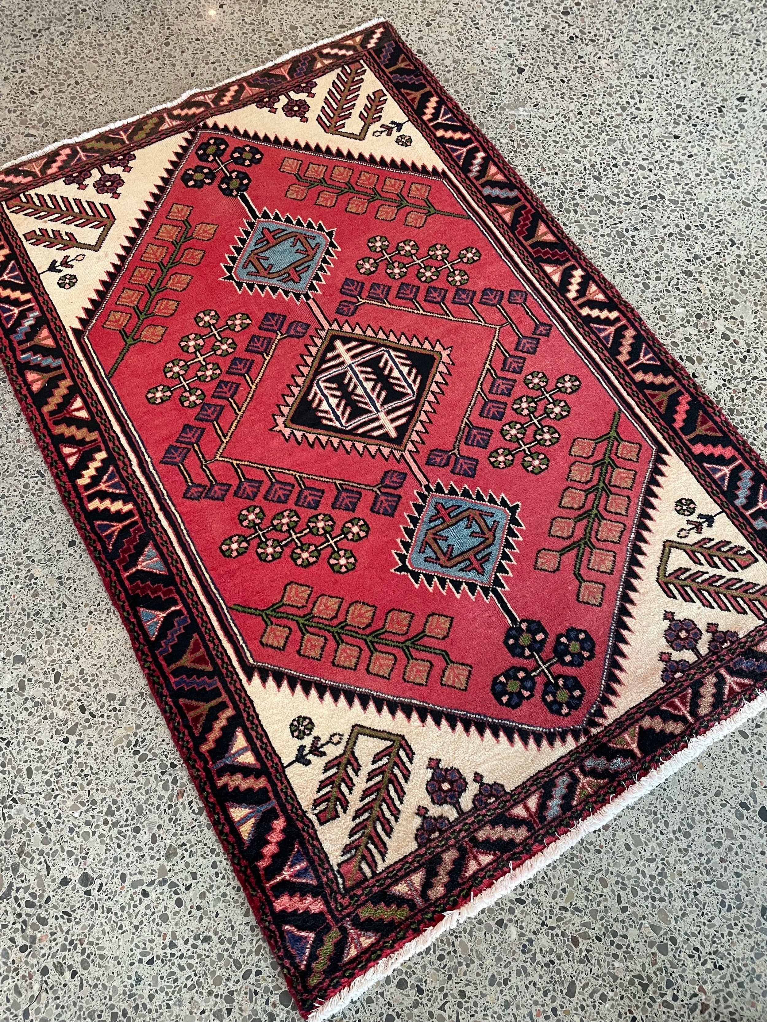 Saveh Wool Rug (3'7" x 5'5")