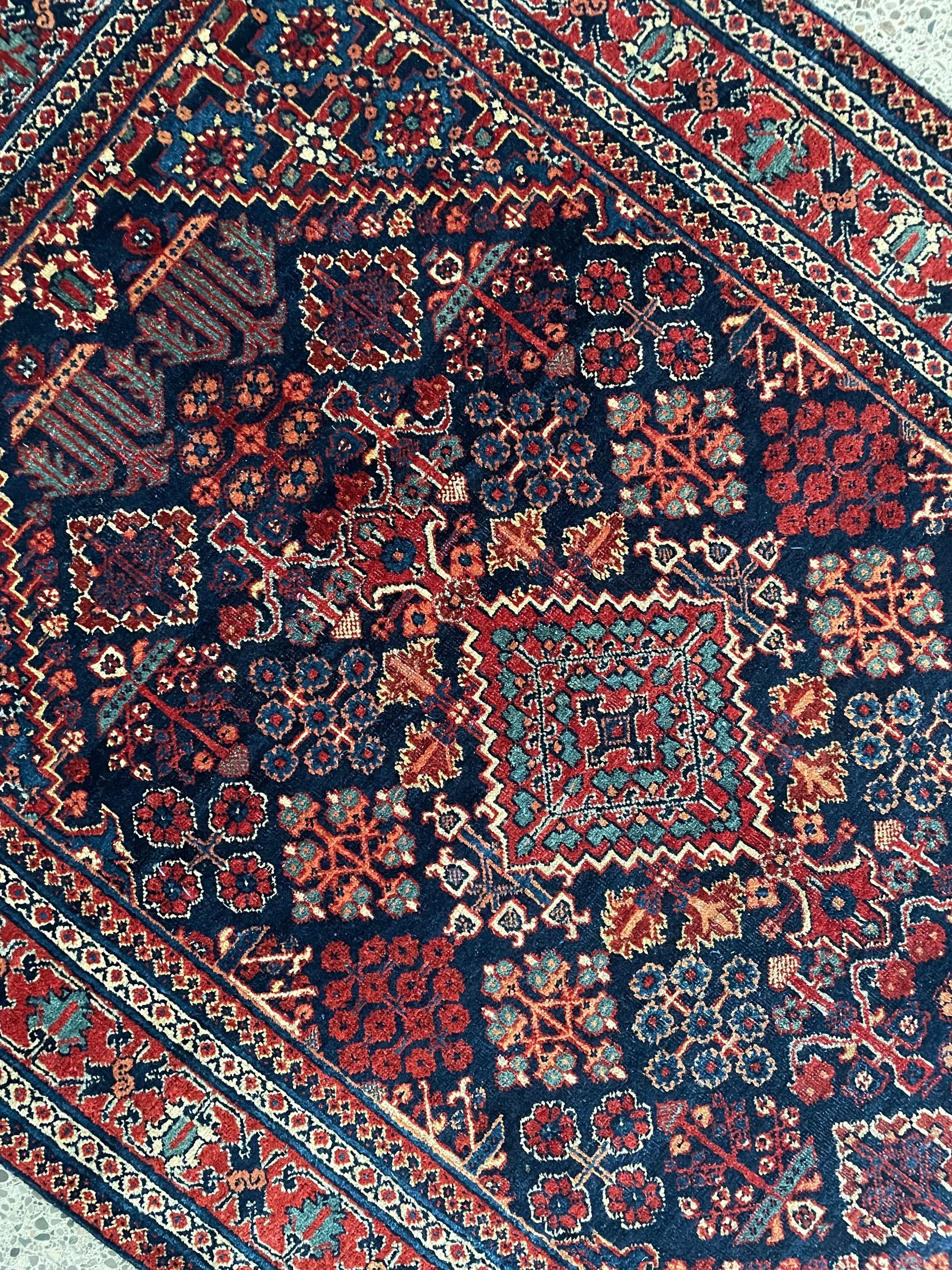 Joshaghan Semi-Antique Wool Rug (4'4" x 6'6")