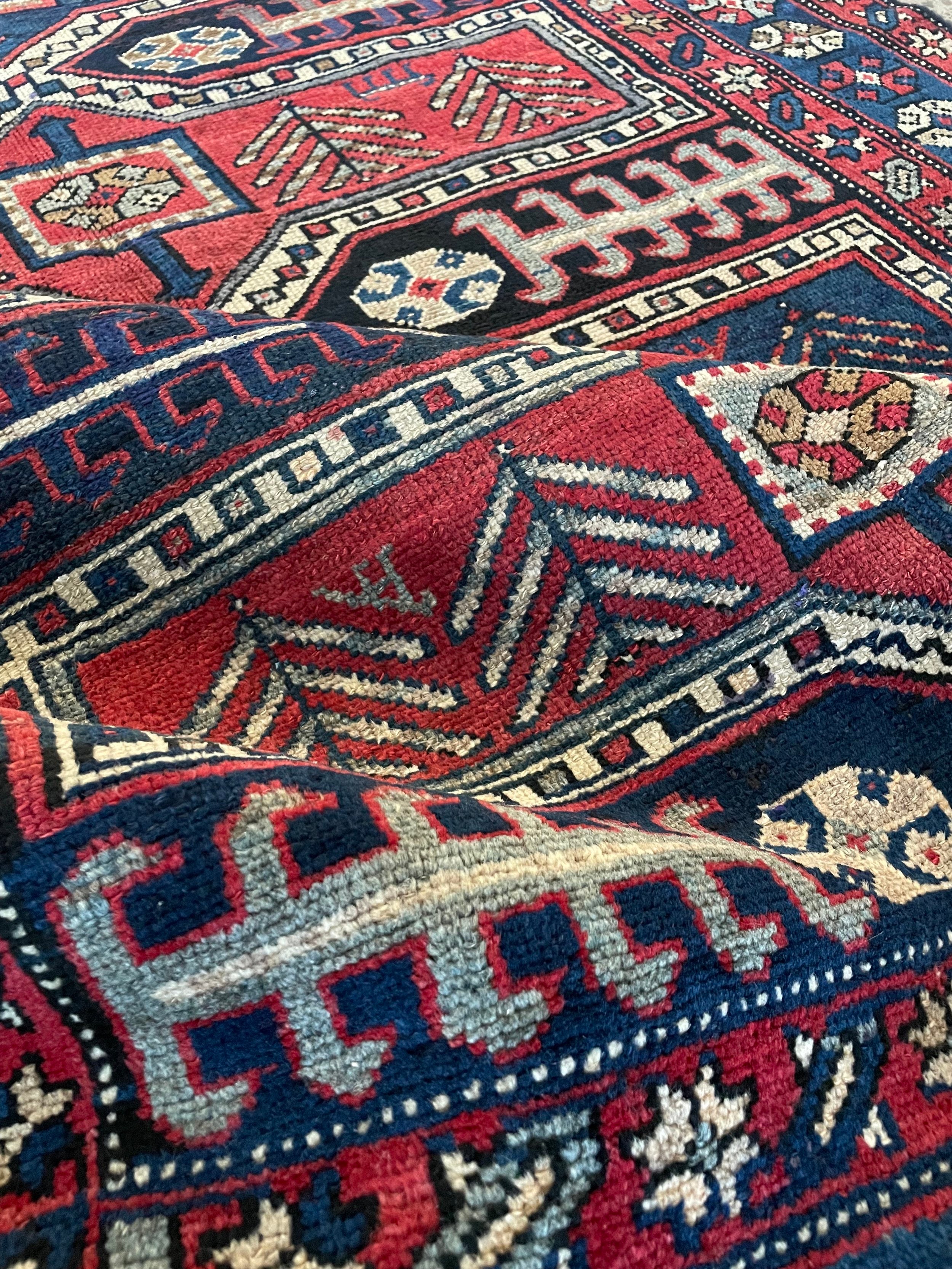 Ardebil Semi-Antique Wool Rug (4'3" x 6'11")