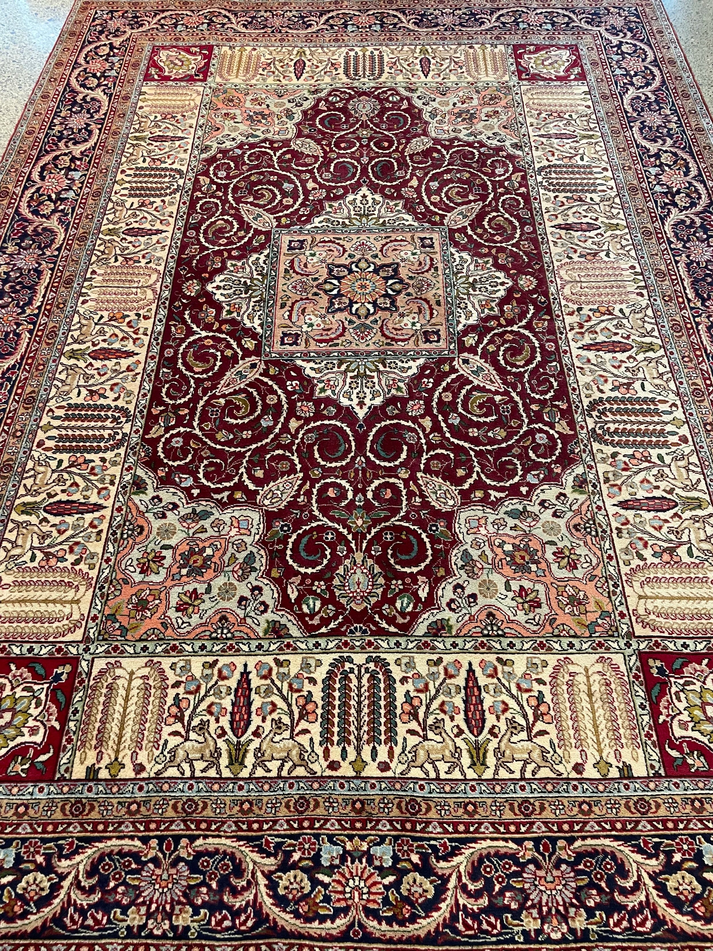Wool Tabriz Rug (8'4" x 11'7")