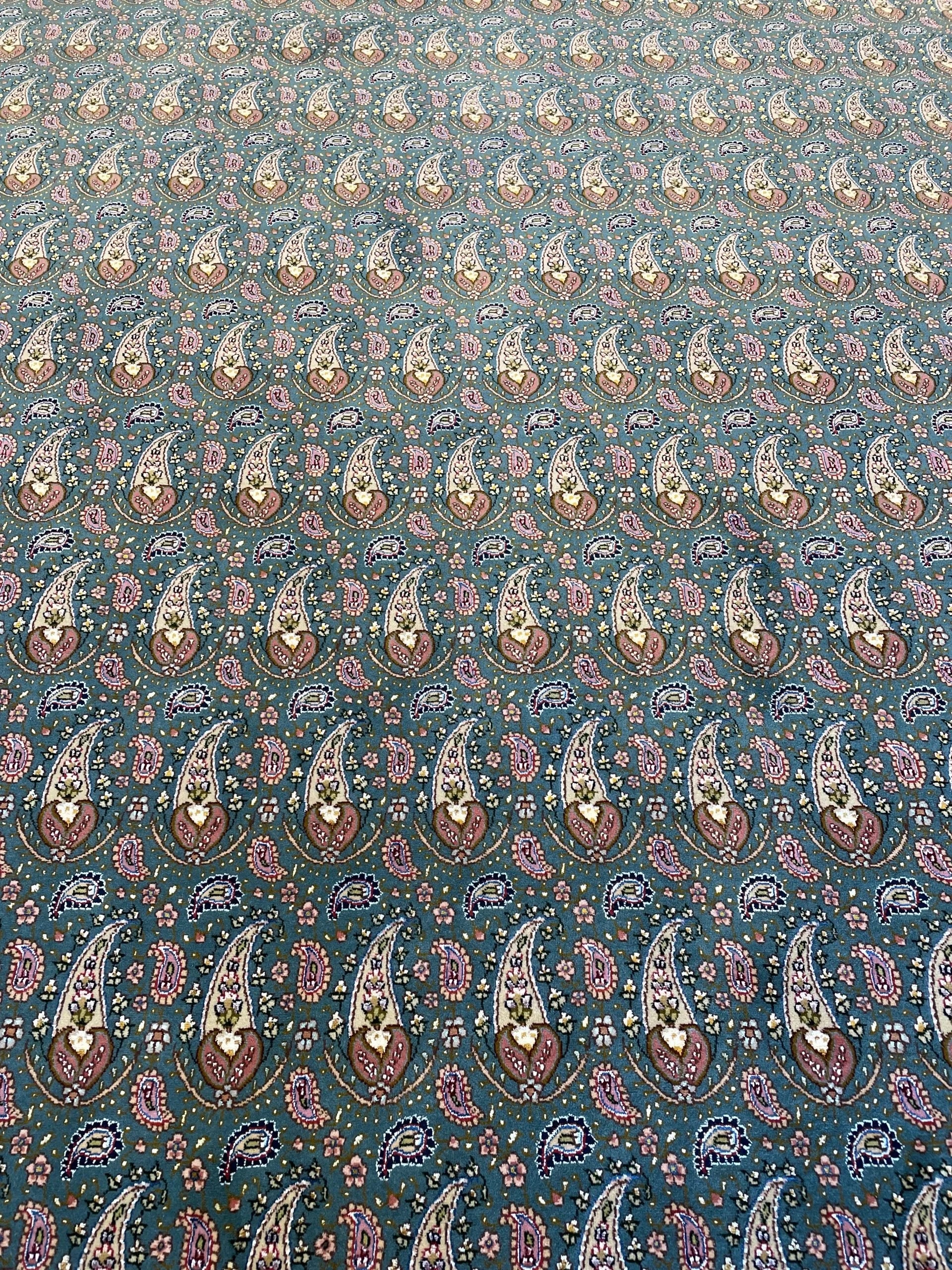 Tabriz Wool & Silk Rug (6'7" x 9'9")