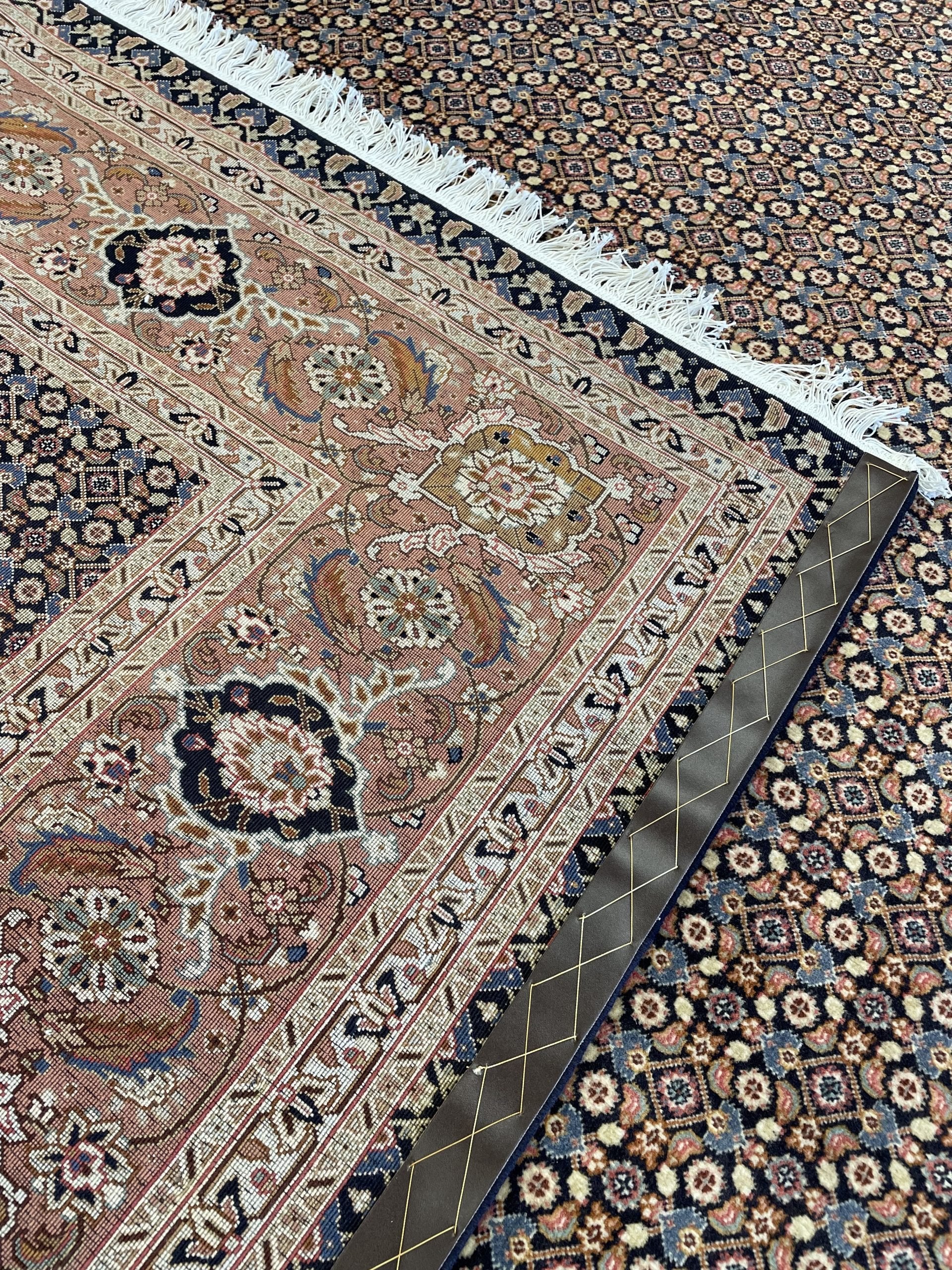 Tabriz Wool & Silk Rug (6'11" x 9'11")
