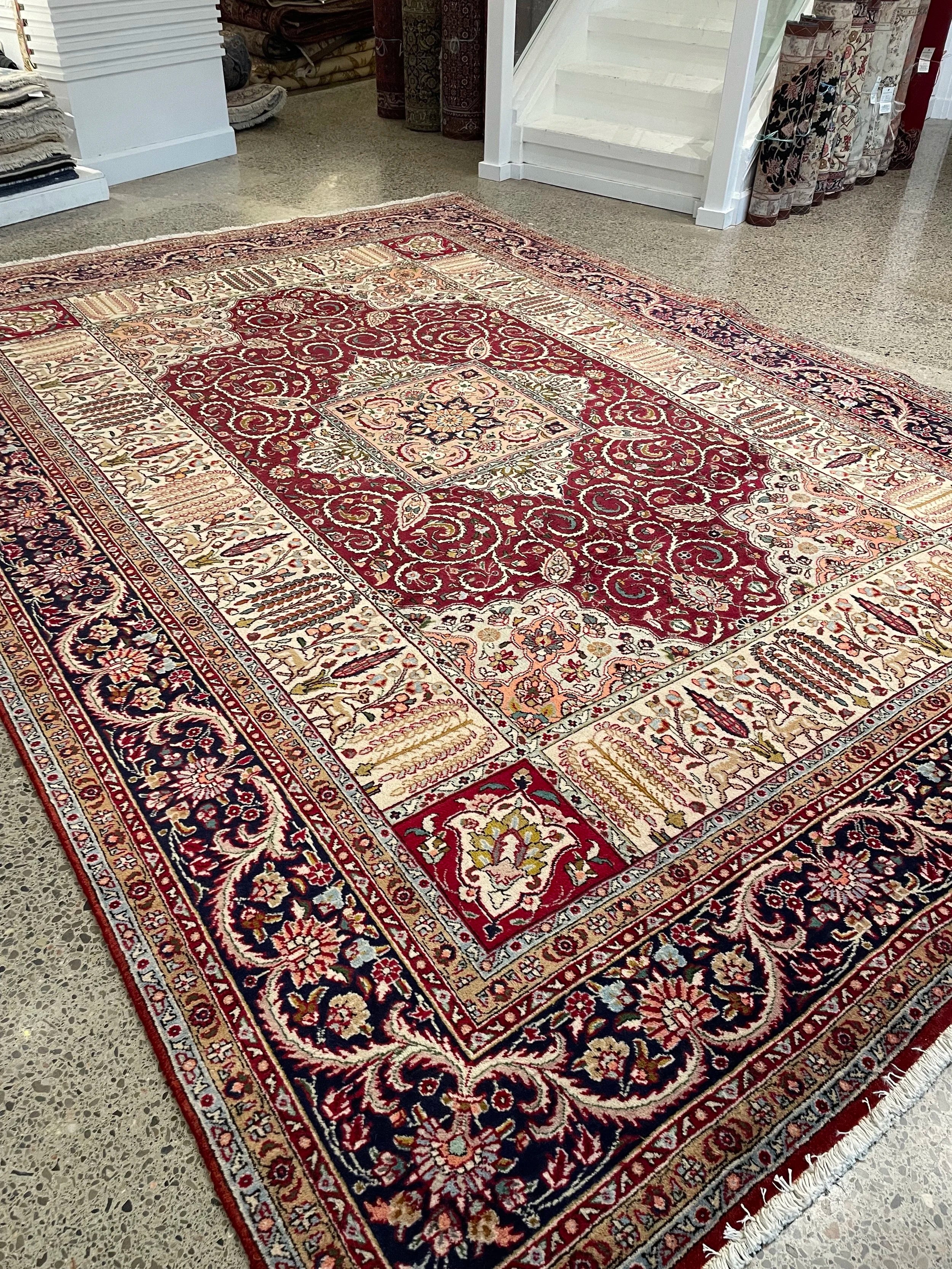 Wool Tabriz Rug (8'4" x 11'7")