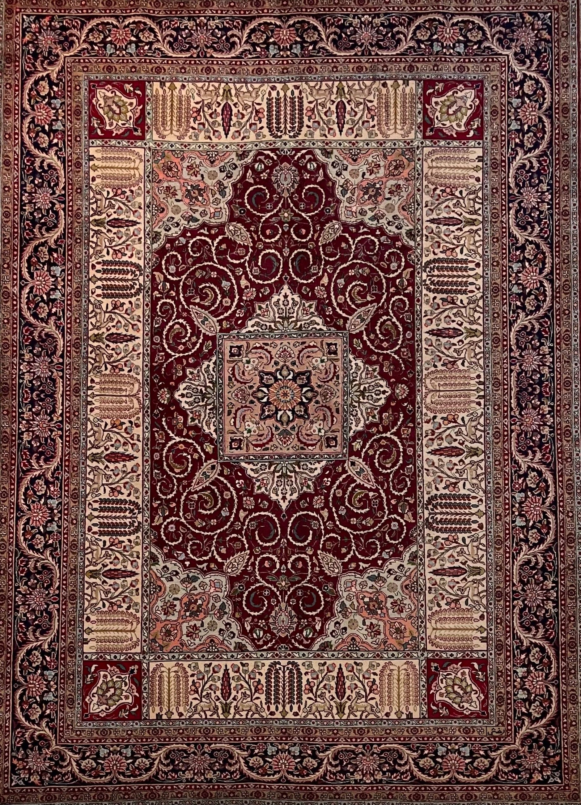 Wool Tabriz Rug (8'4" x 11'7")