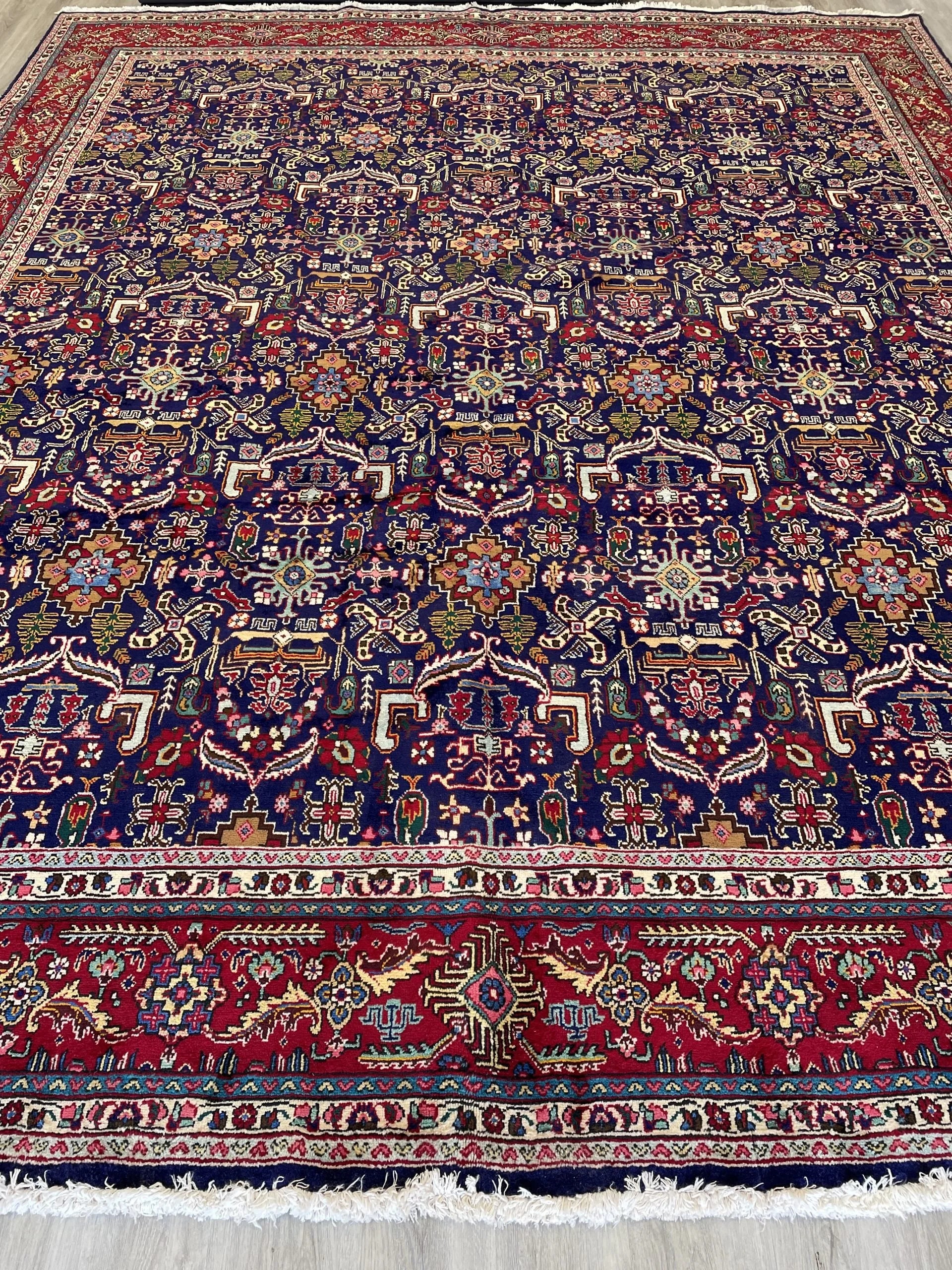 Tabriz Large Wool Rug (11'8" x 14'4")