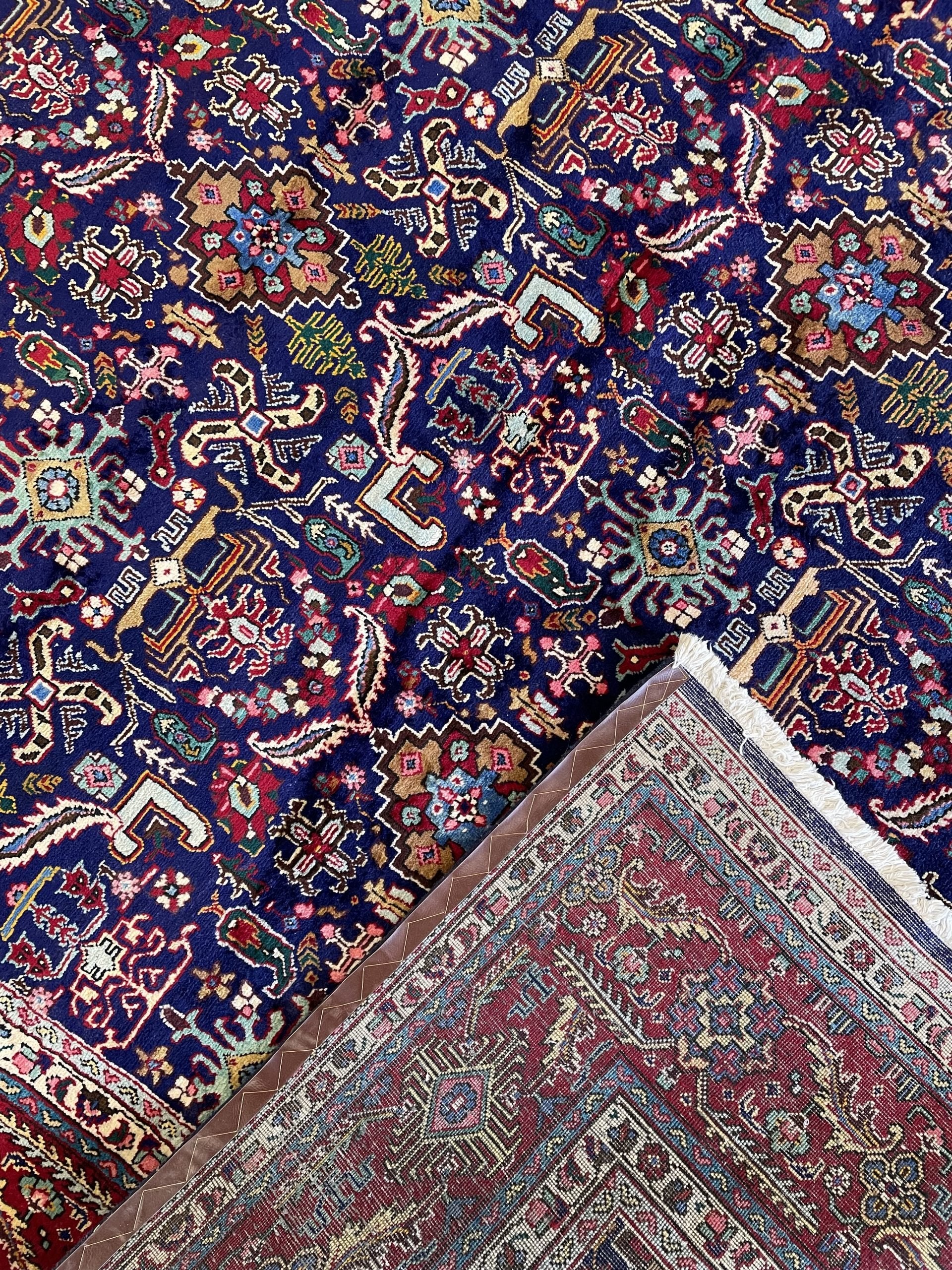Tabriz Large Wool Rug (11'8" x 14'4")