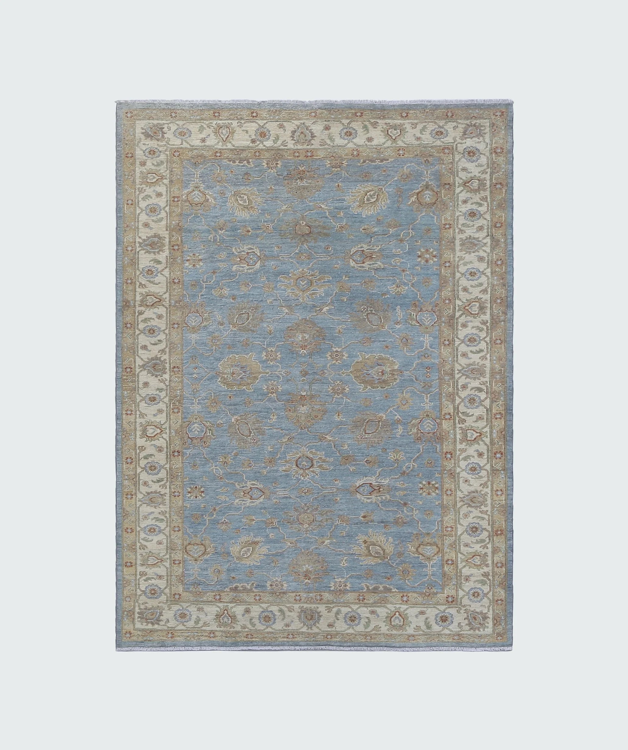Transitional Wool Rug (6'1" x 8'6")