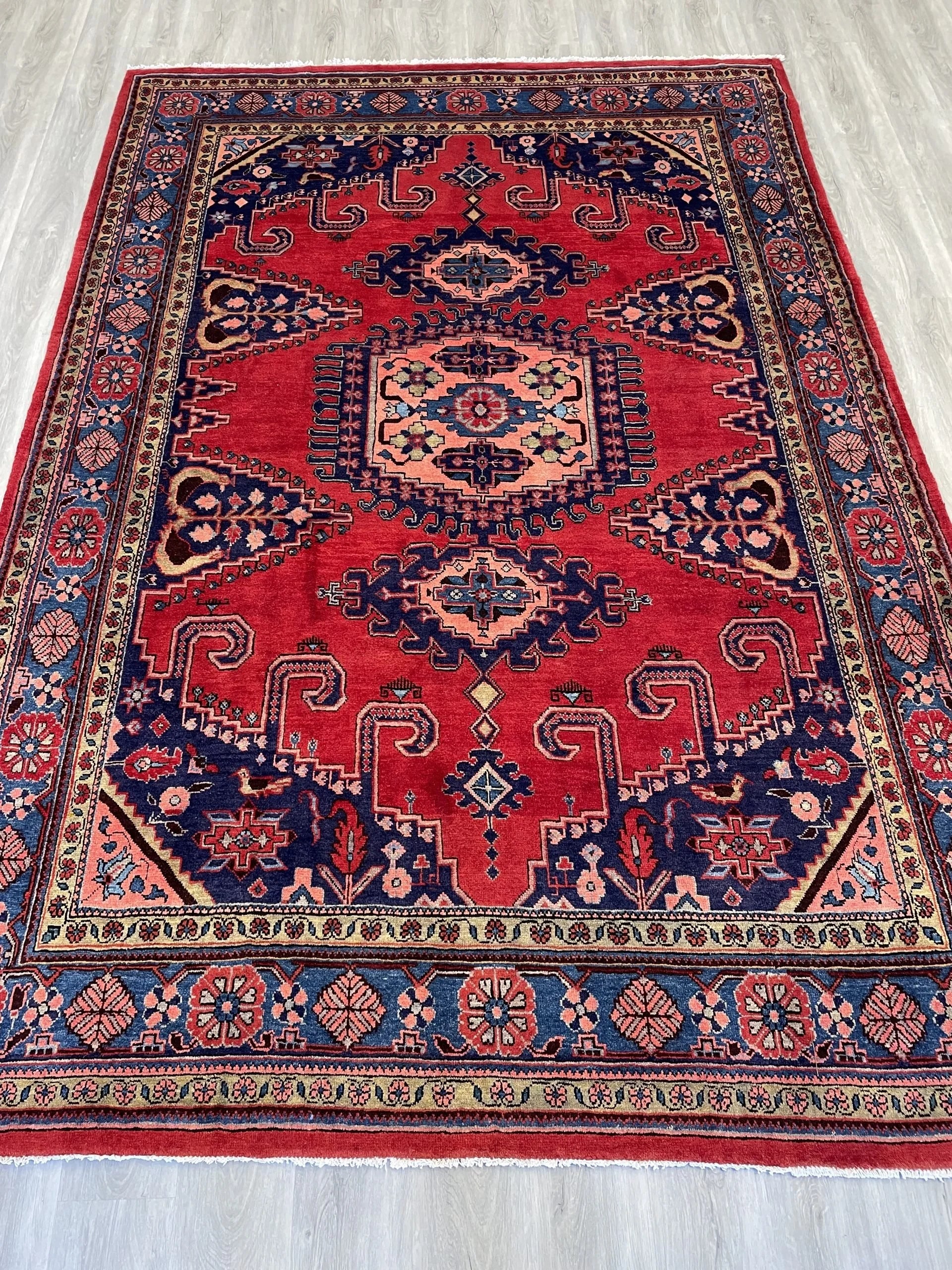 Viss Tribal Wool Rug (6'10" x 9'11")