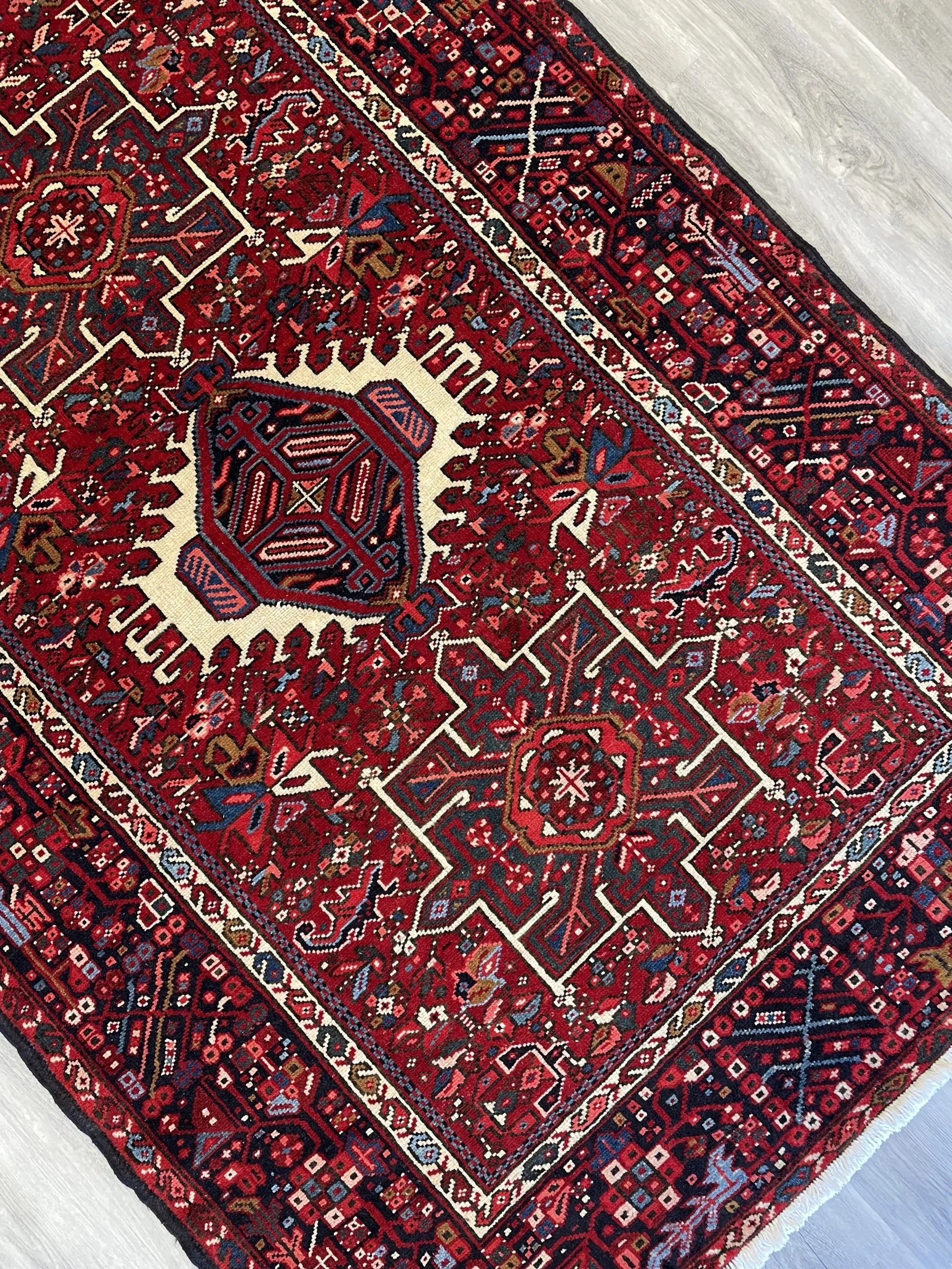 Karajeh Tribal Wool Rug Runner (4'10" x 13'1")
