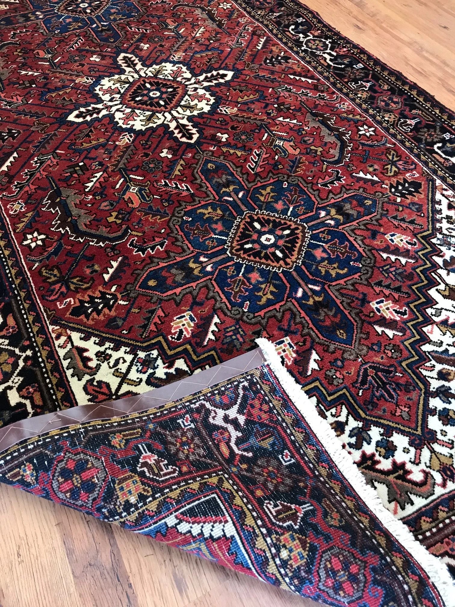 Heriz Vintage Wool Rug (5'3" x 10'4")