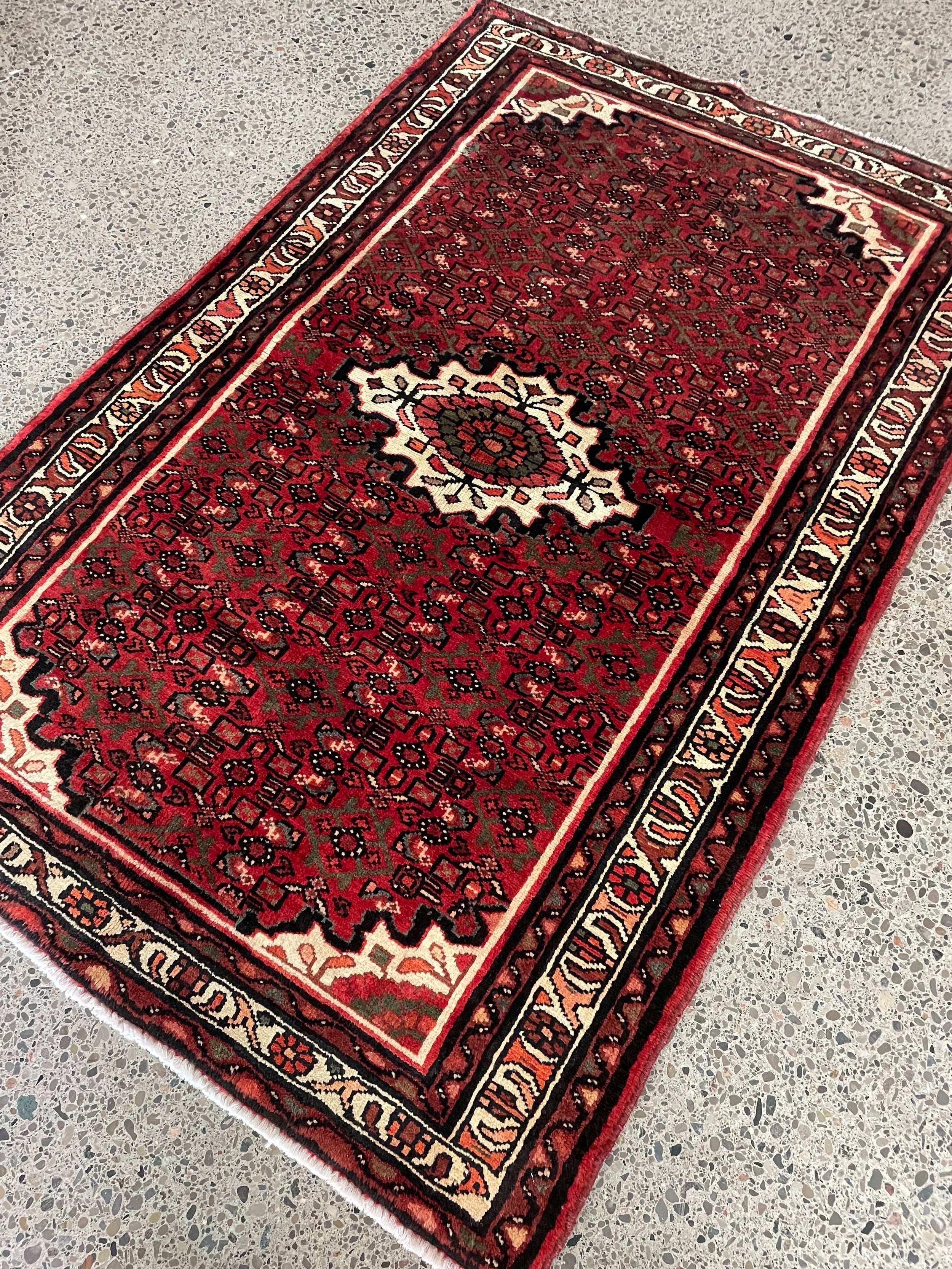 Hosseinabad Wool Rug (3'6" x 5'4")