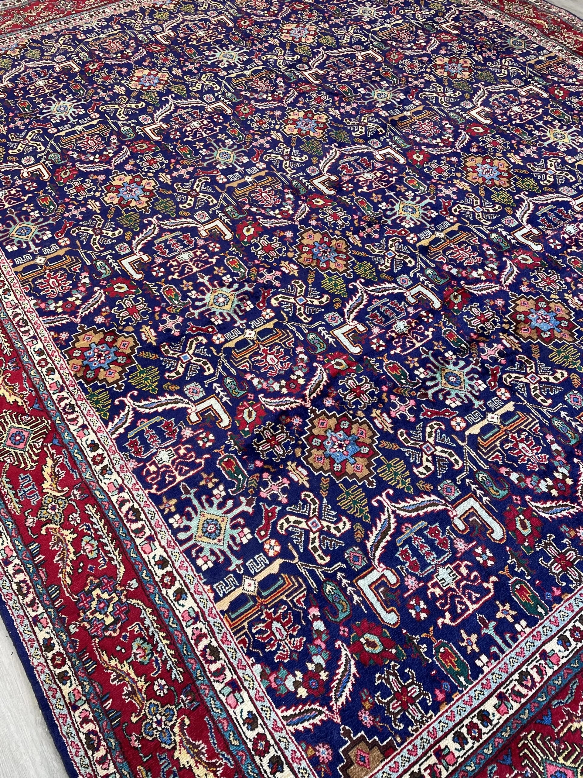 Tabriz Large Wool Rug (11'8" x 14'4")