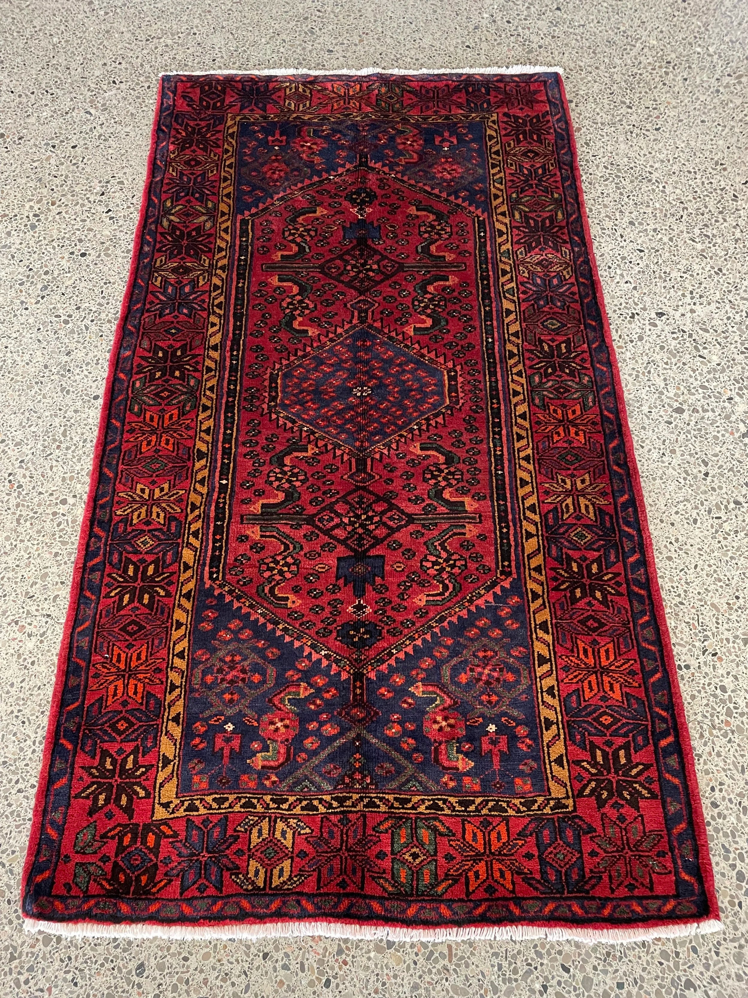 Zanjan Wool Rug (3'9" x 6'8")