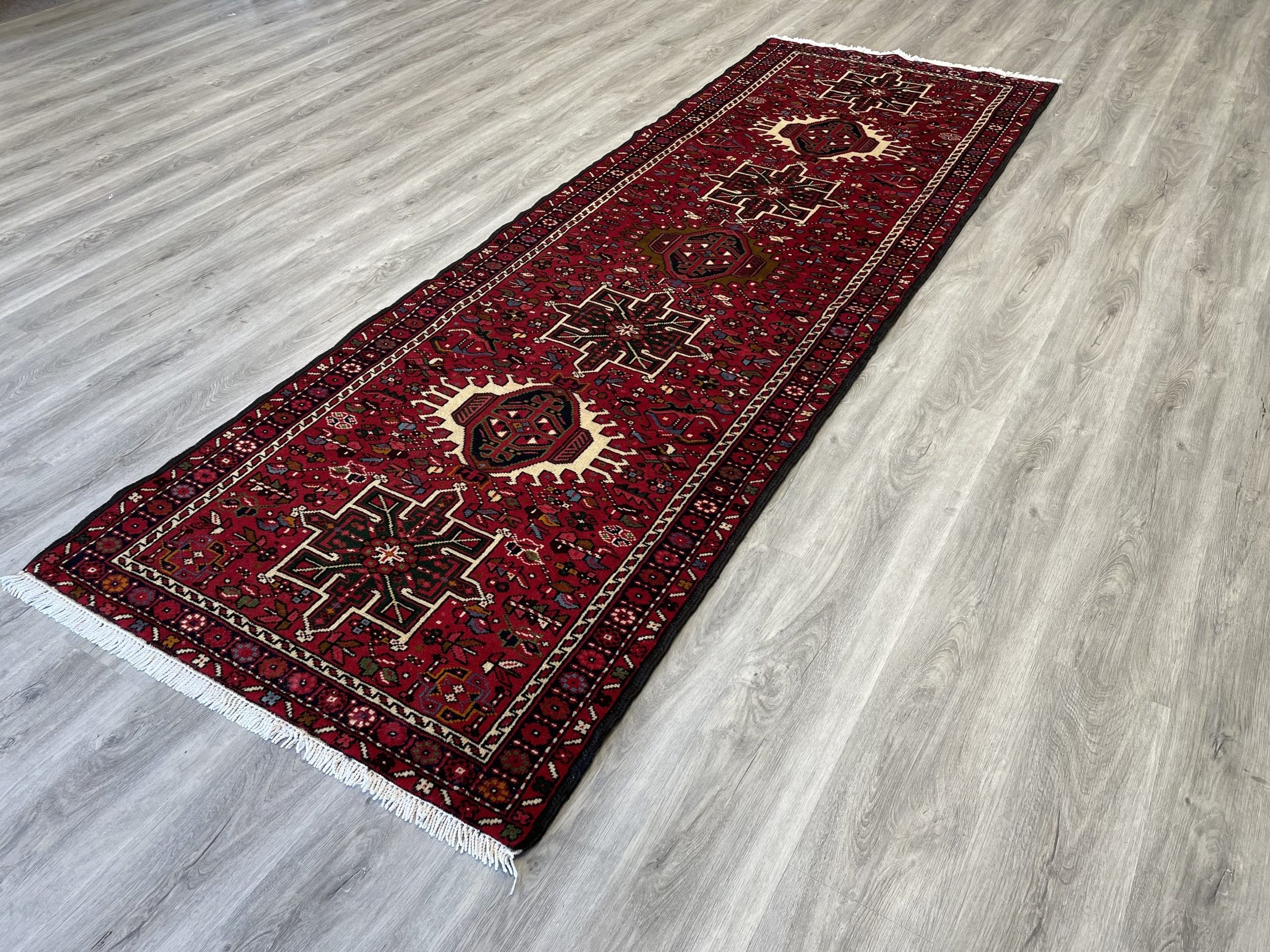 Karajeh Wool Runner Rug (3'2" x 10'3")