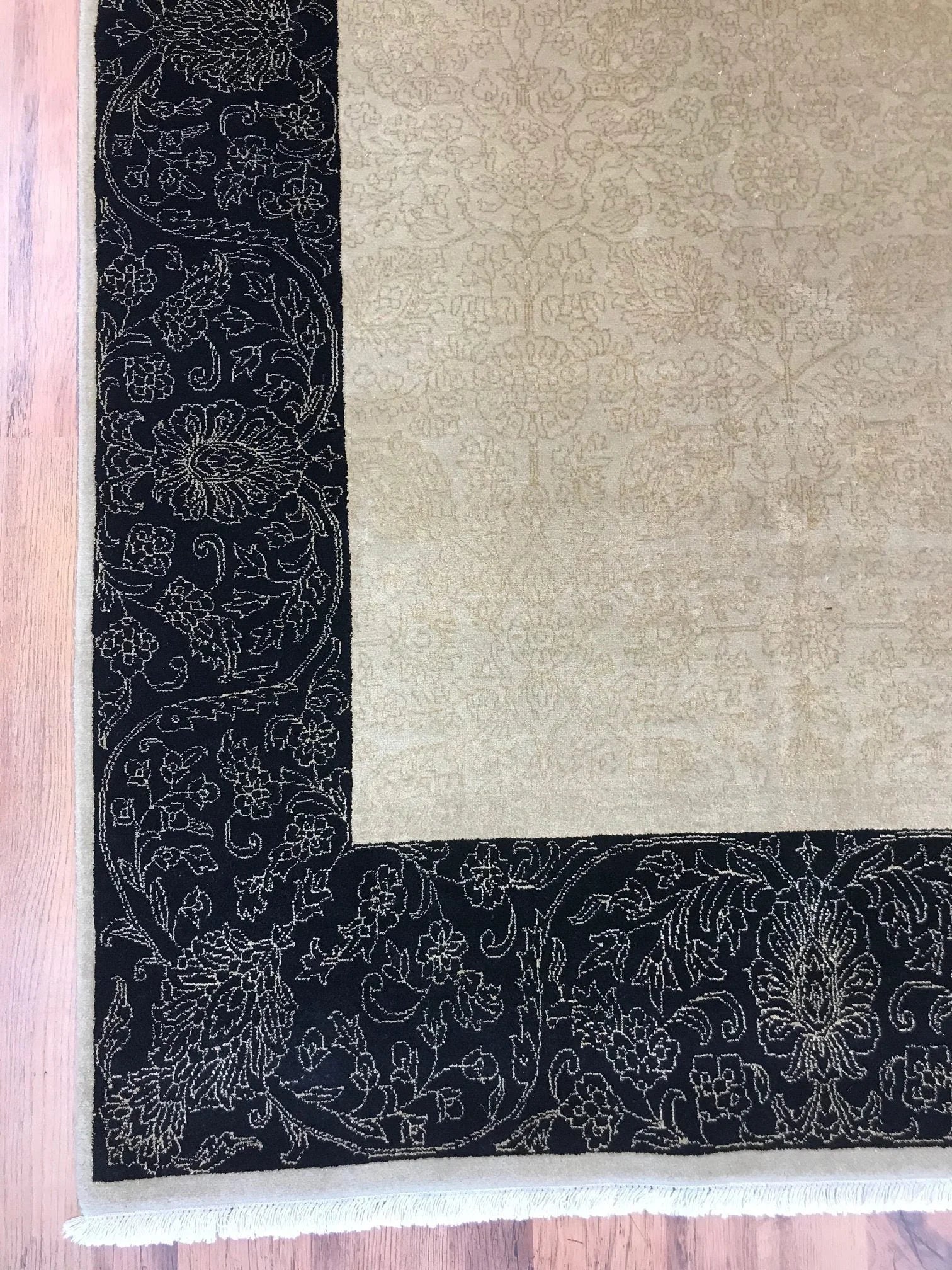 Indo Tabriz Rug (8'1" x 9'11")