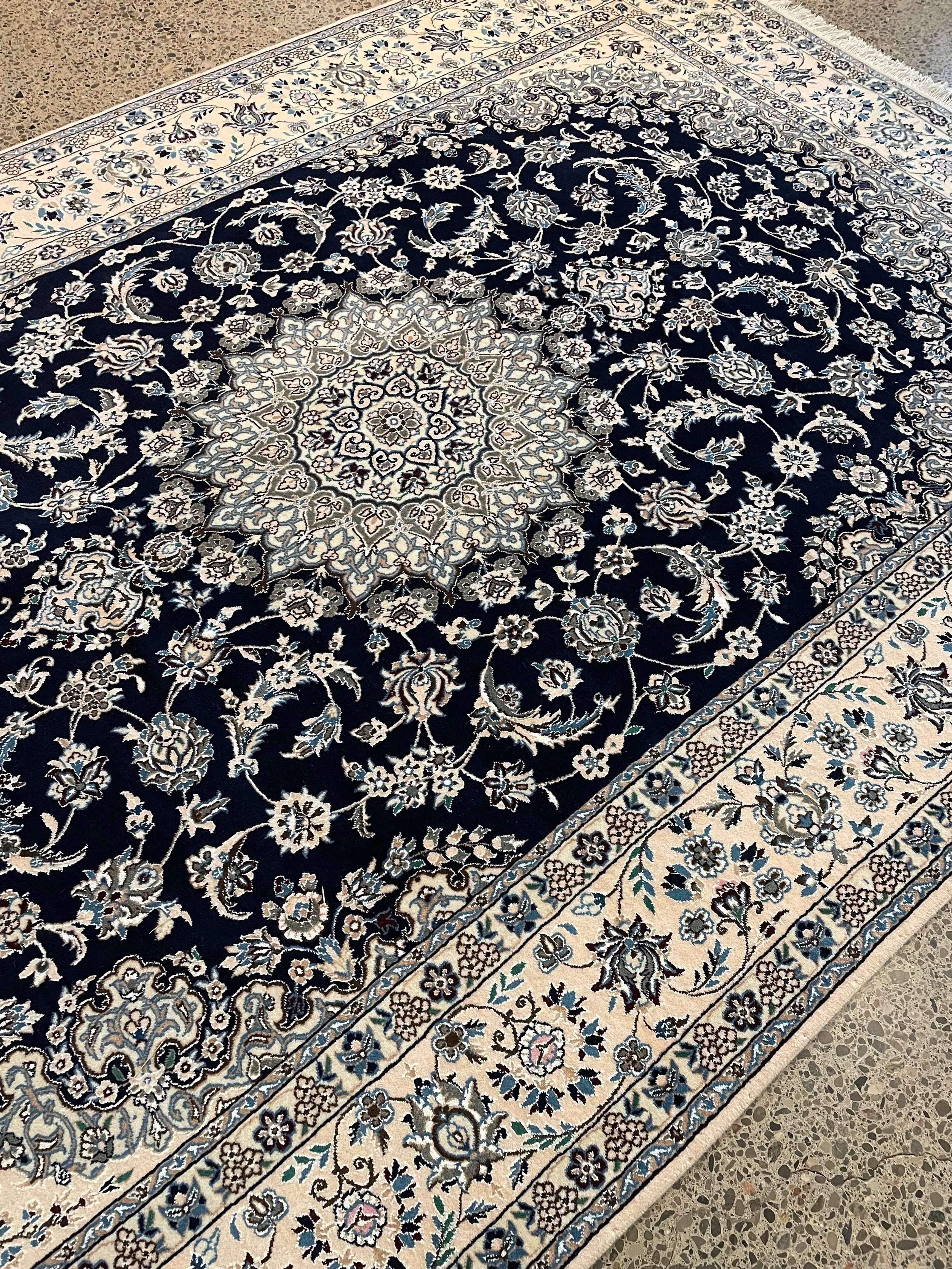 Naeen Wool & Silk Rug (6'8" x 9'7")