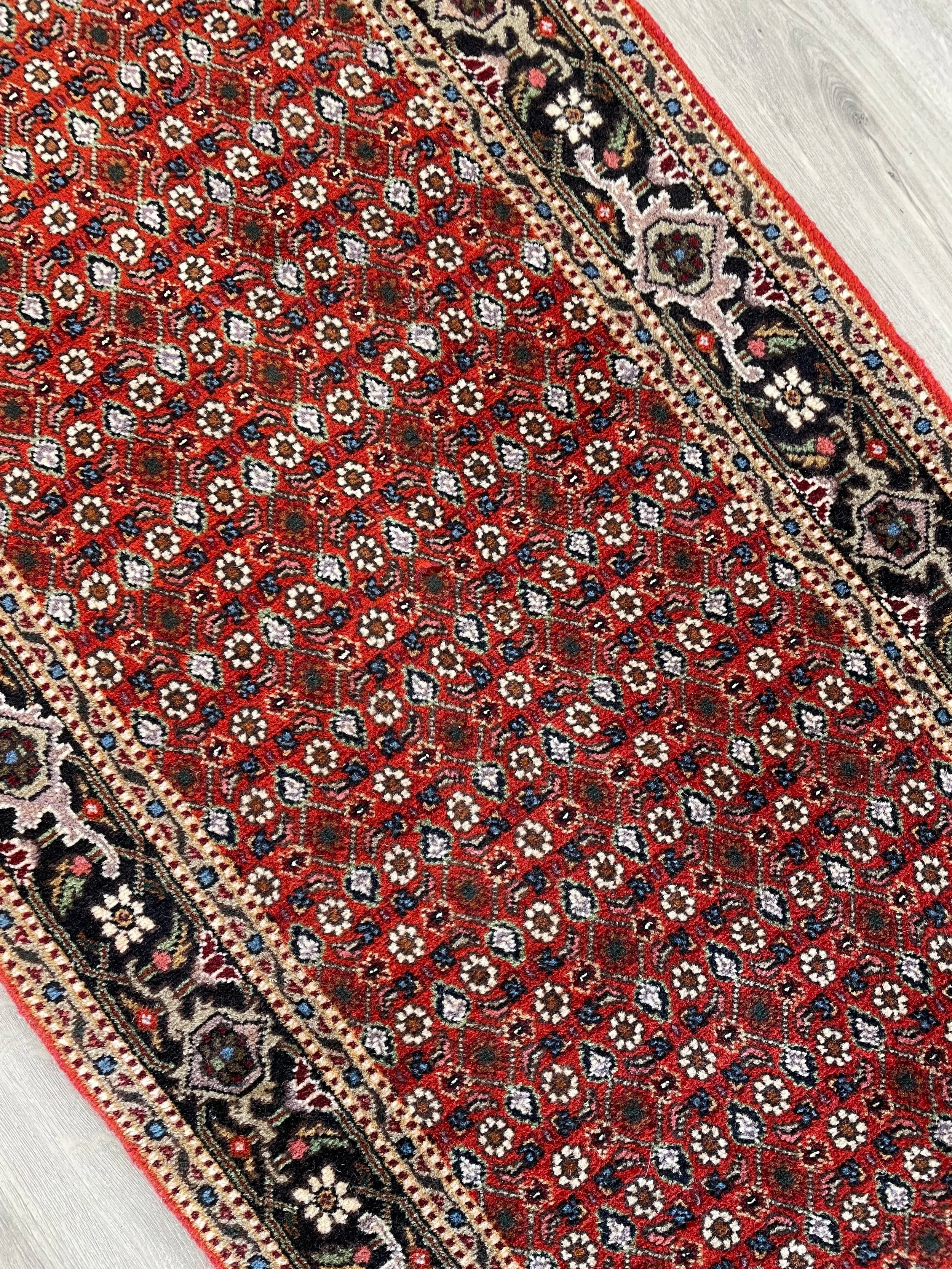 Tabriz Wool & Silk Rug (2'4" x 9'7")