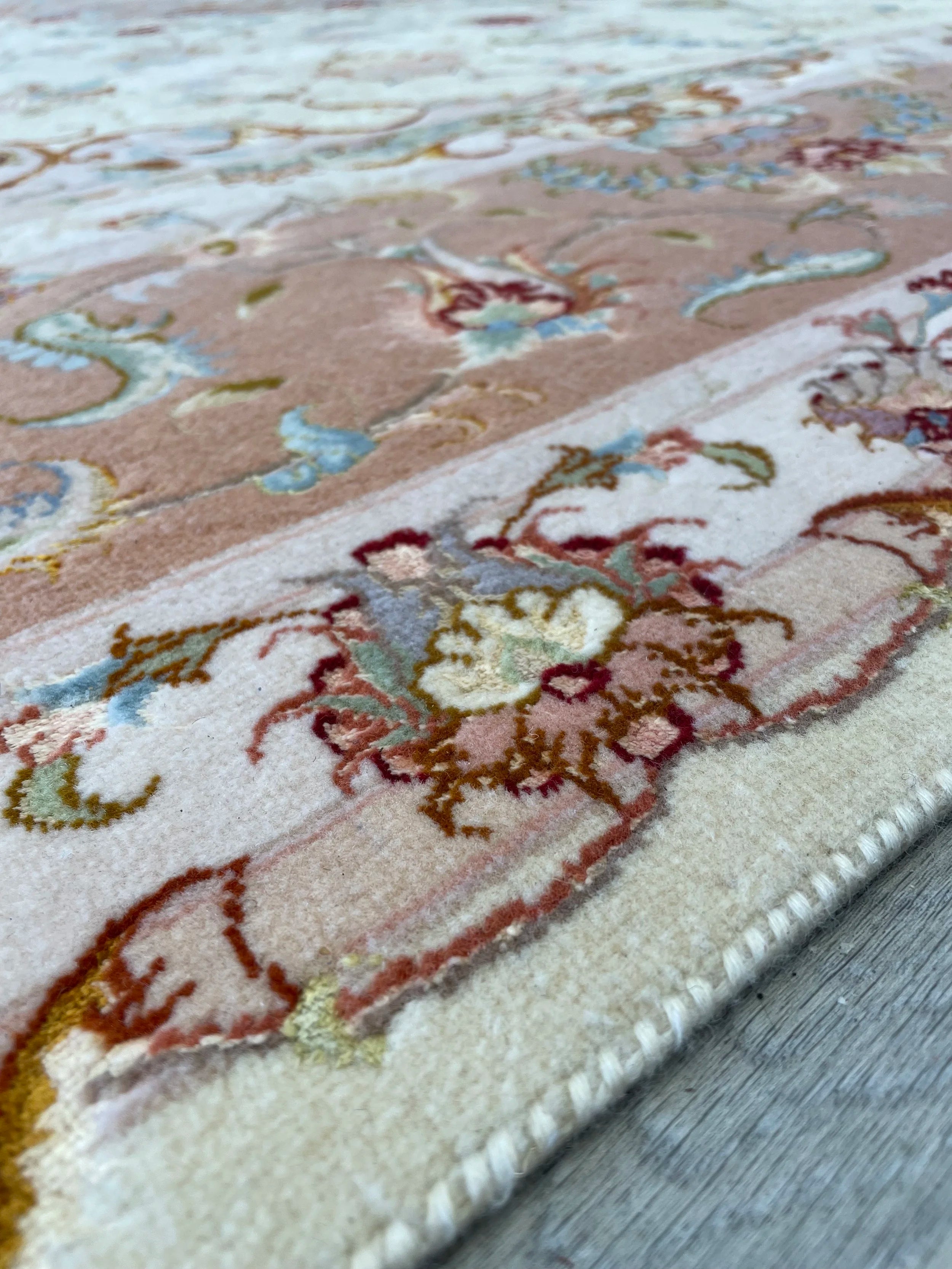 Tabriz Wool & Silk Rug (8'1" x 11'5")