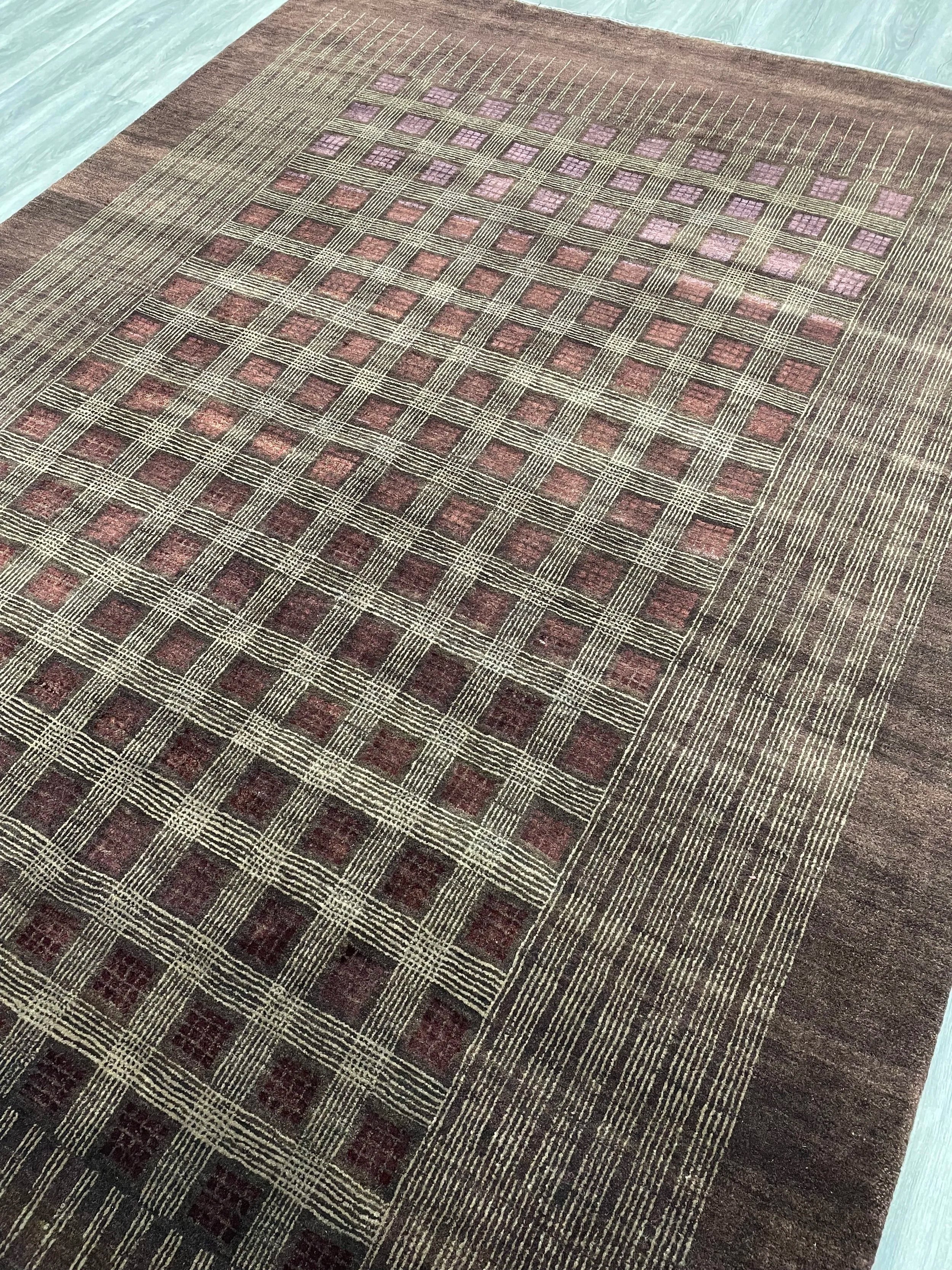 Wool Gabbeh Rug (4'7" x 6'7")