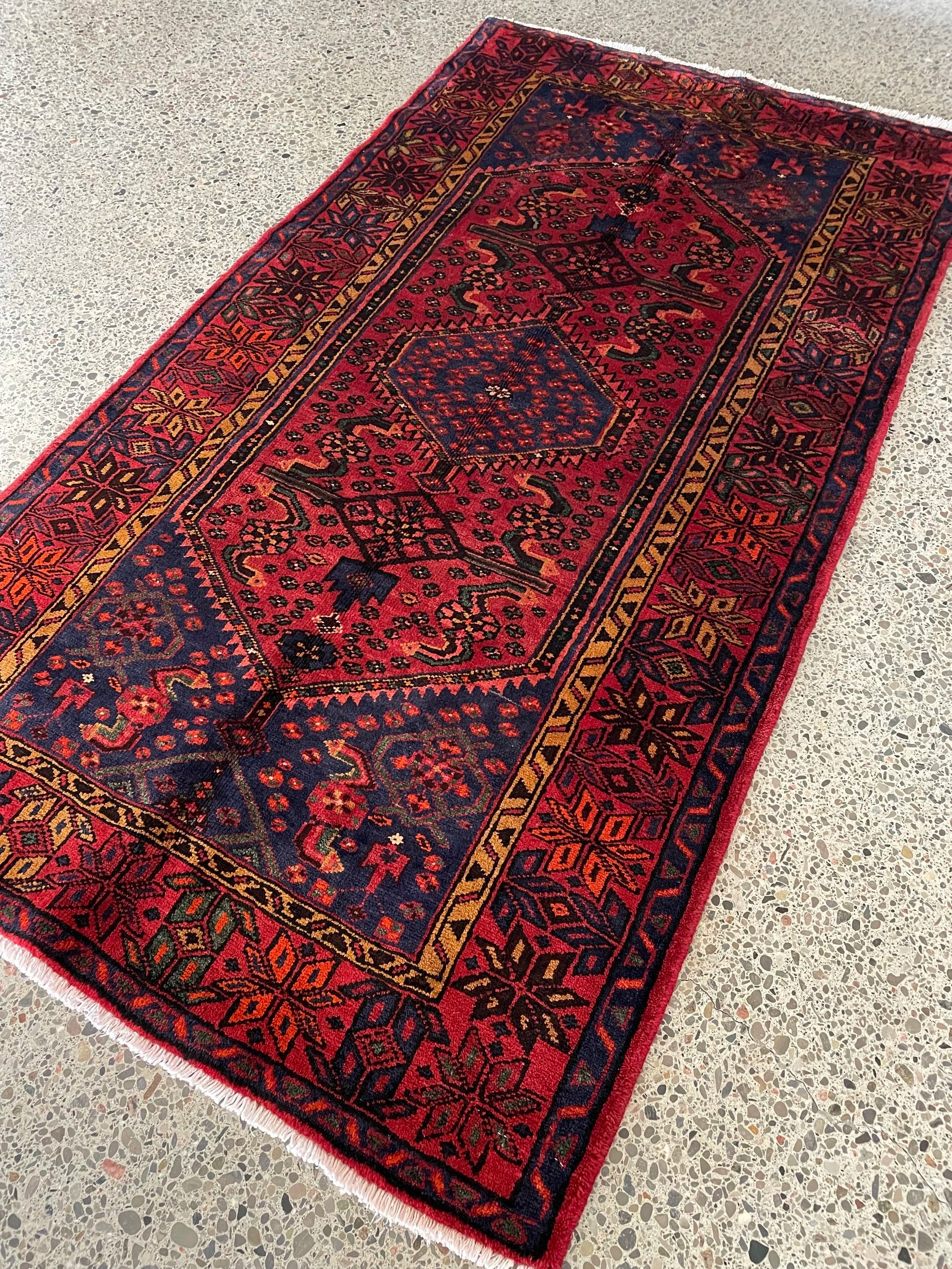 Zanjan Wool Rug (3'9" x 6'8")