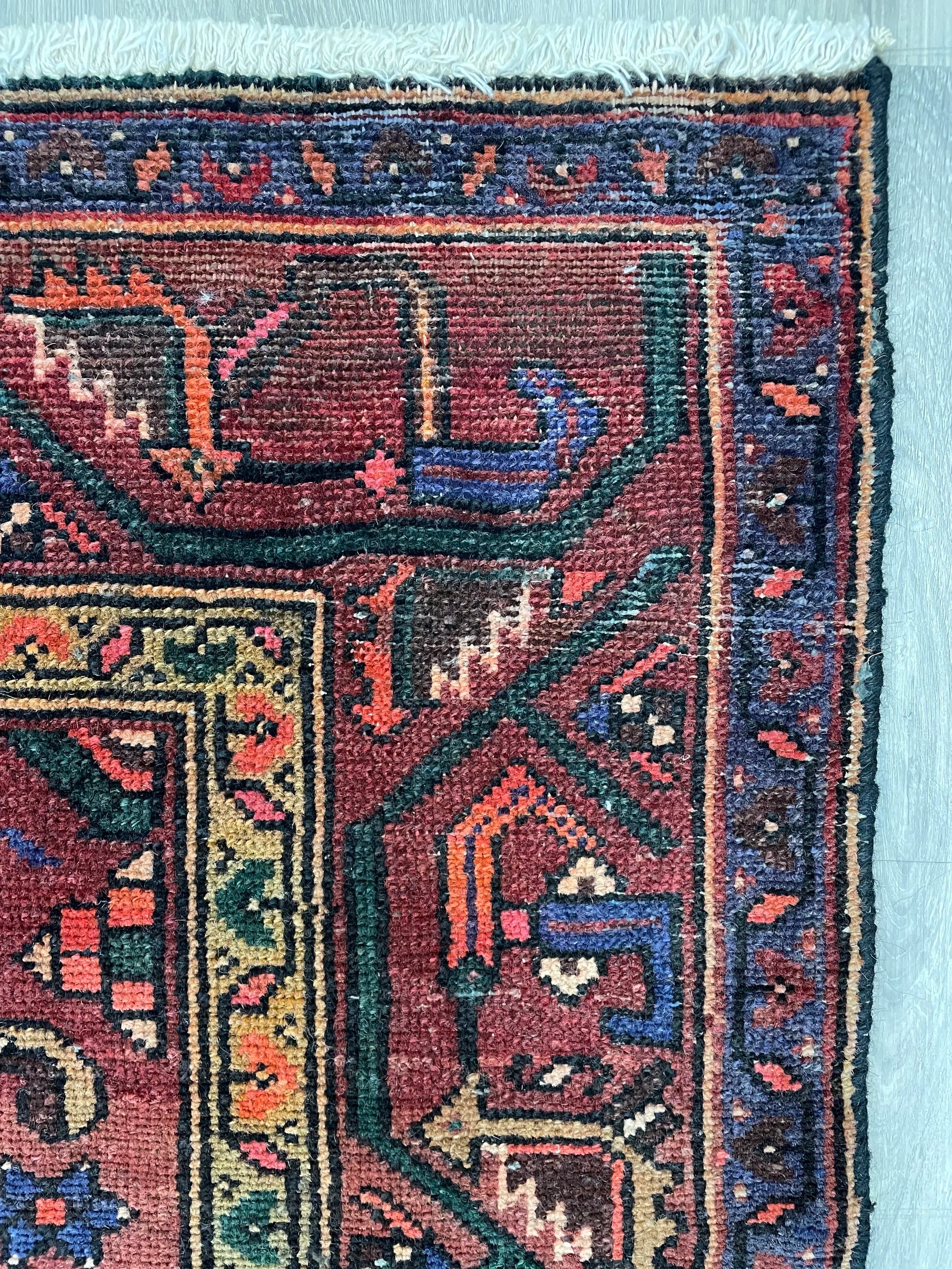 Zanjan Semi-Antique Wool Rug (4'6" x 7'1")